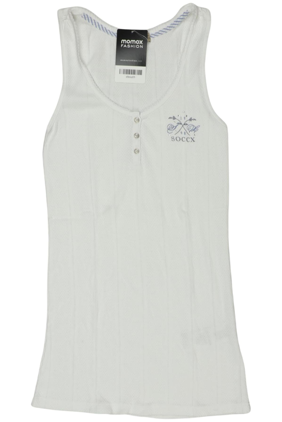 

Soccx Damen Top, weiß, Gr. 34