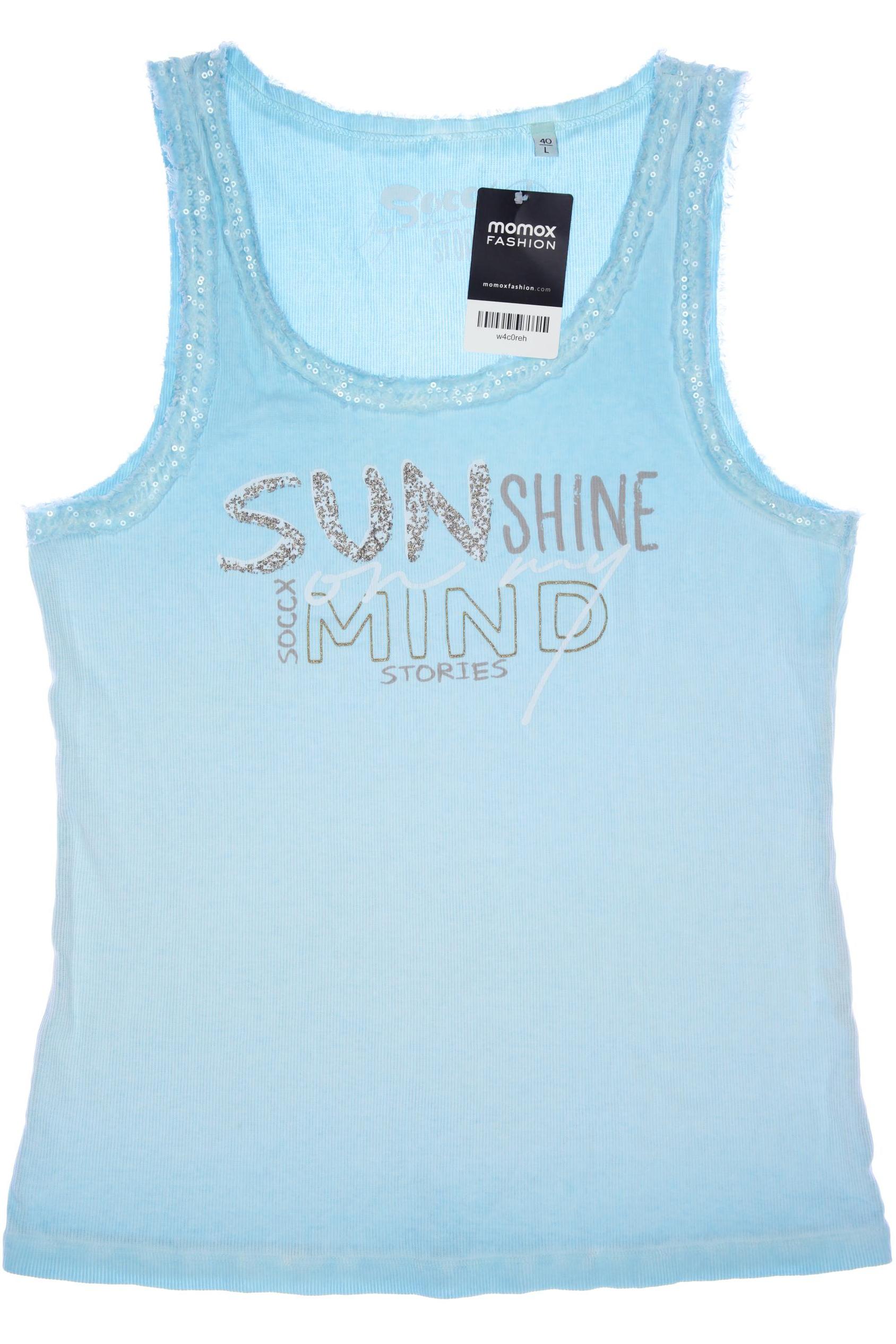 

Soccx Damen Top, hellblau, Gr. 40