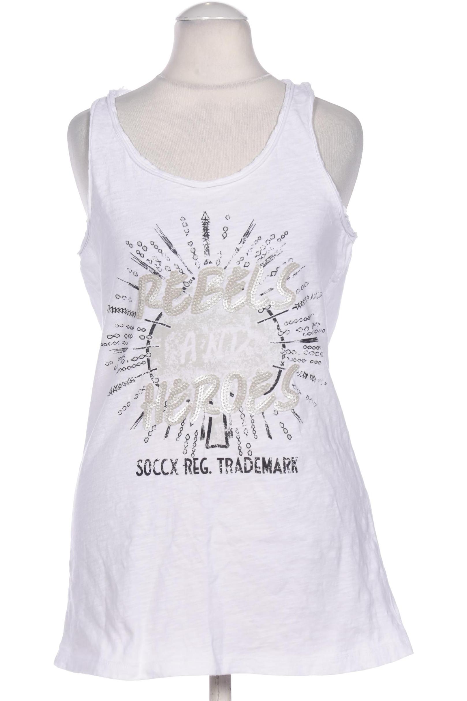 

Soccx Damen Top, weiß, Gr. 36