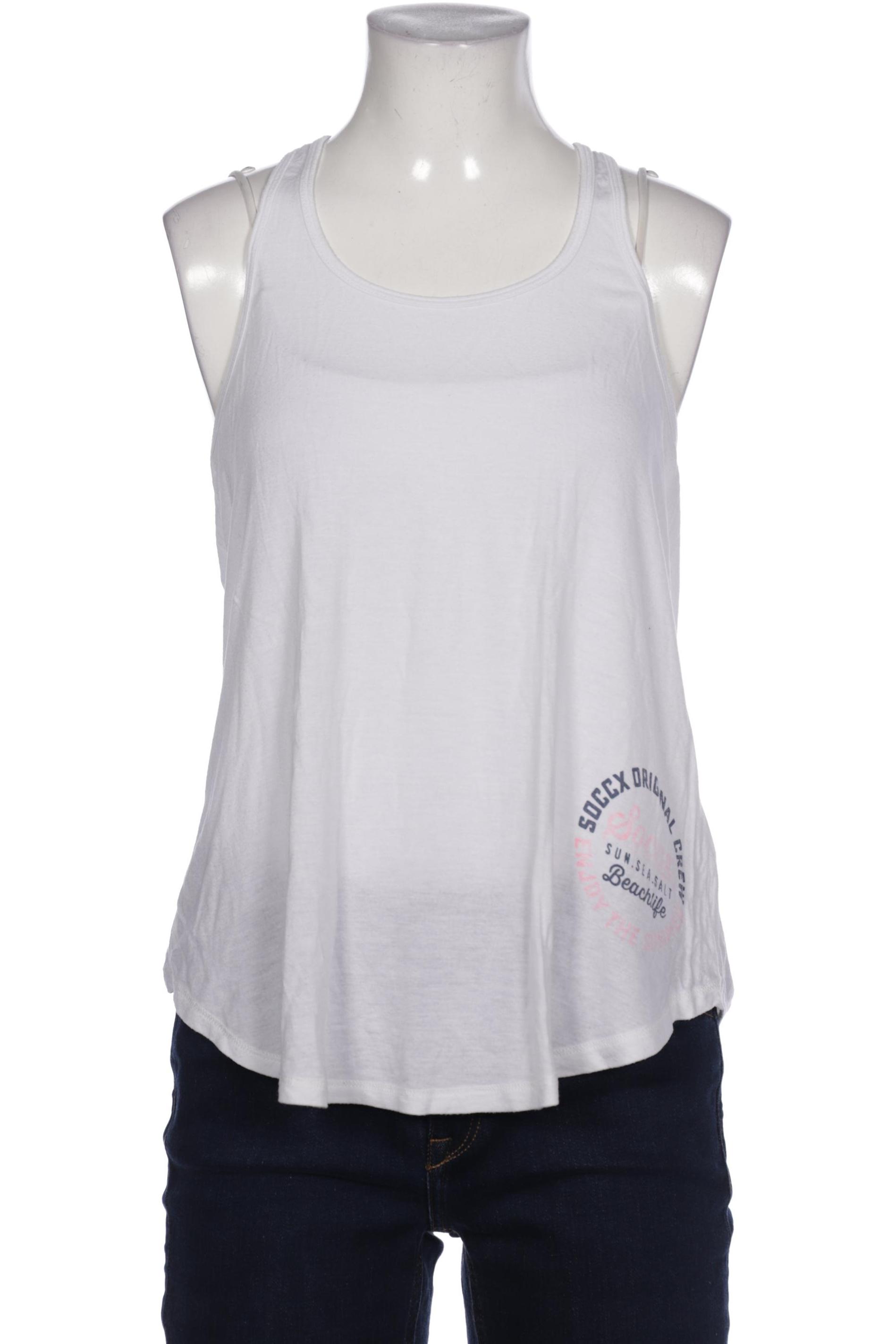 

Soccx Damen Top, weiß, Gr. 34