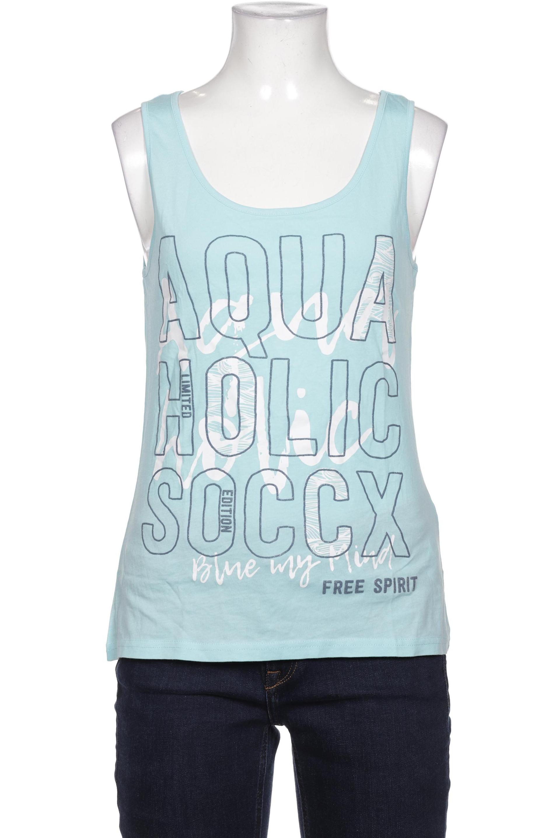 

SOCCX Damen Top, hellblau