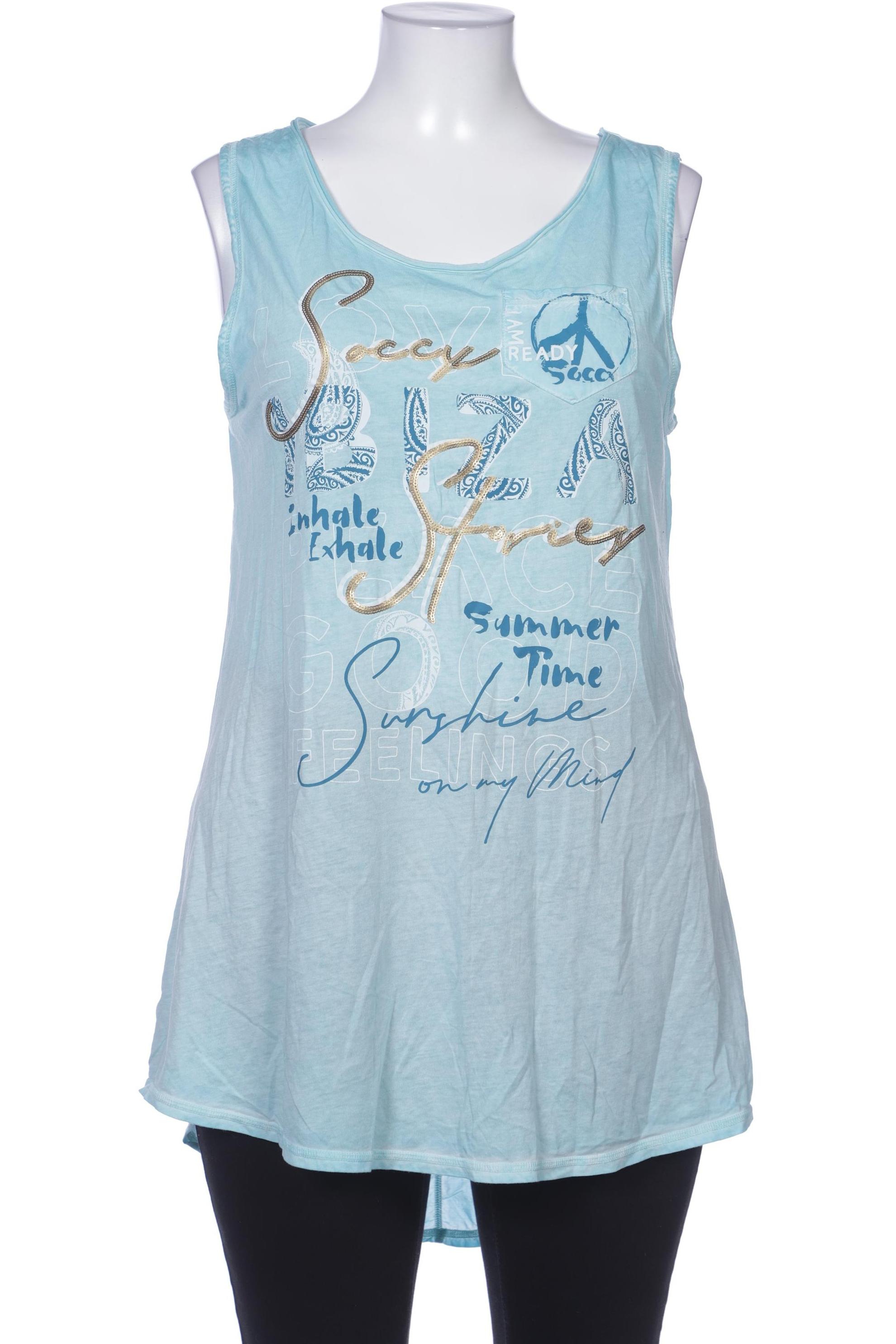 

Soccx Damen Top, hellblau, Gr. 44