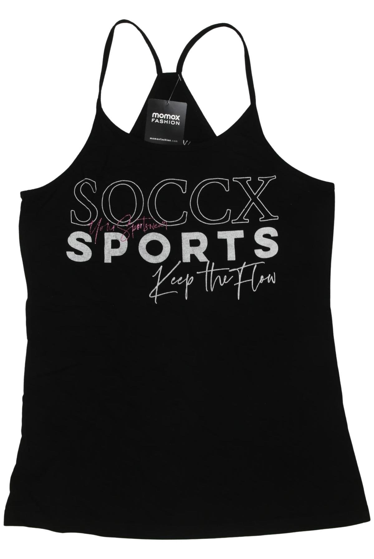 

Soccx Damen Top, schwarz, Gr. 36