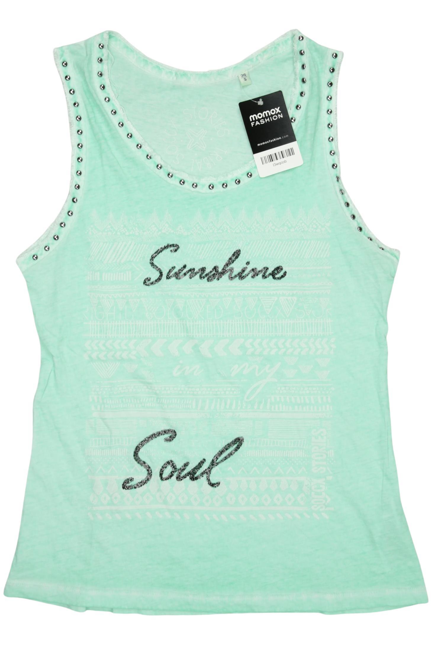 

Soccx Damen Top, hellgrün, Gr. 36