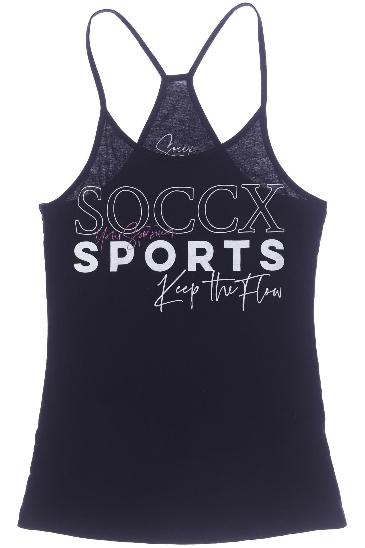 

Soccx Damen Top, schwarz, Gr. 36