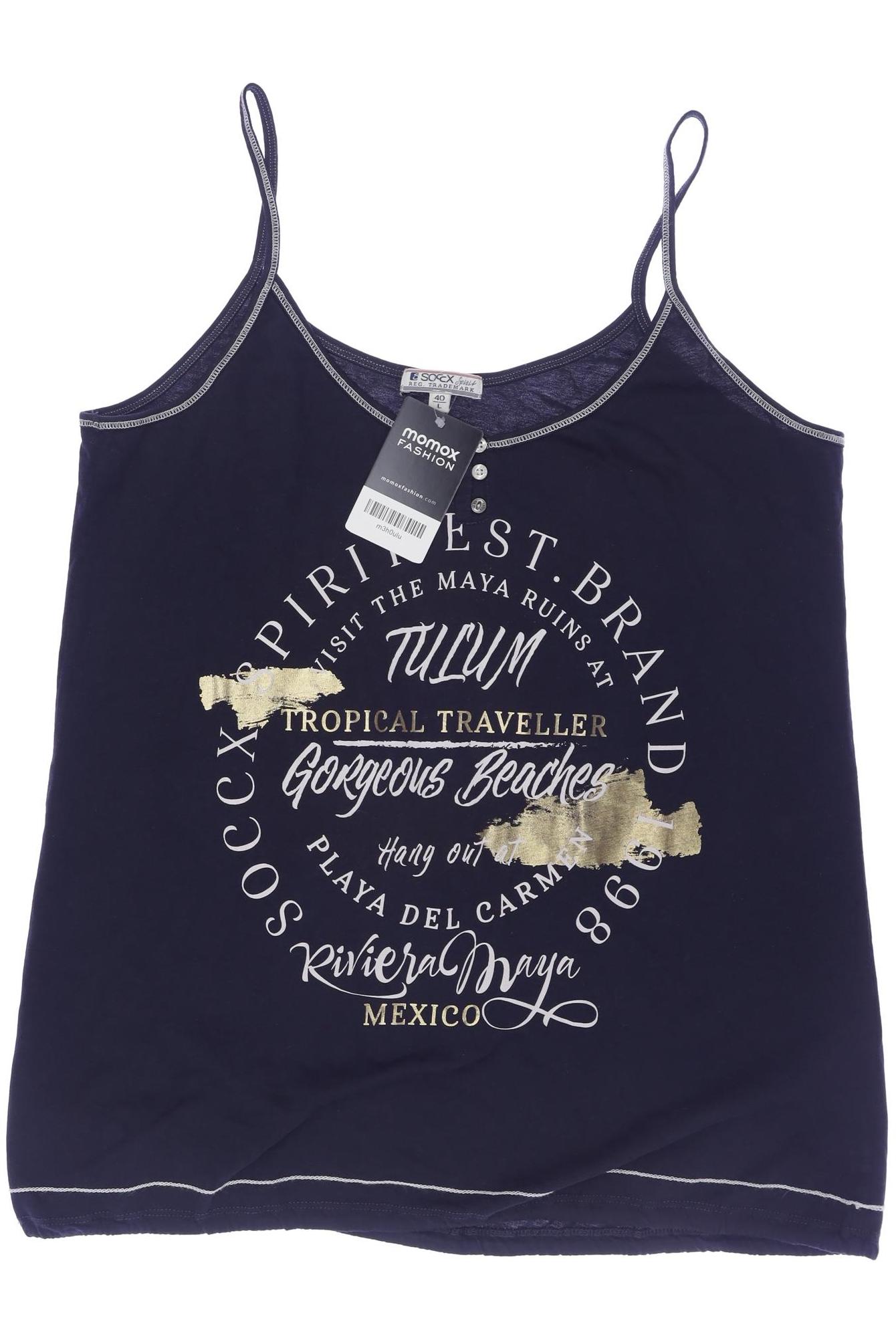 

Soccx Damen Top, marineblau, Gr. 40