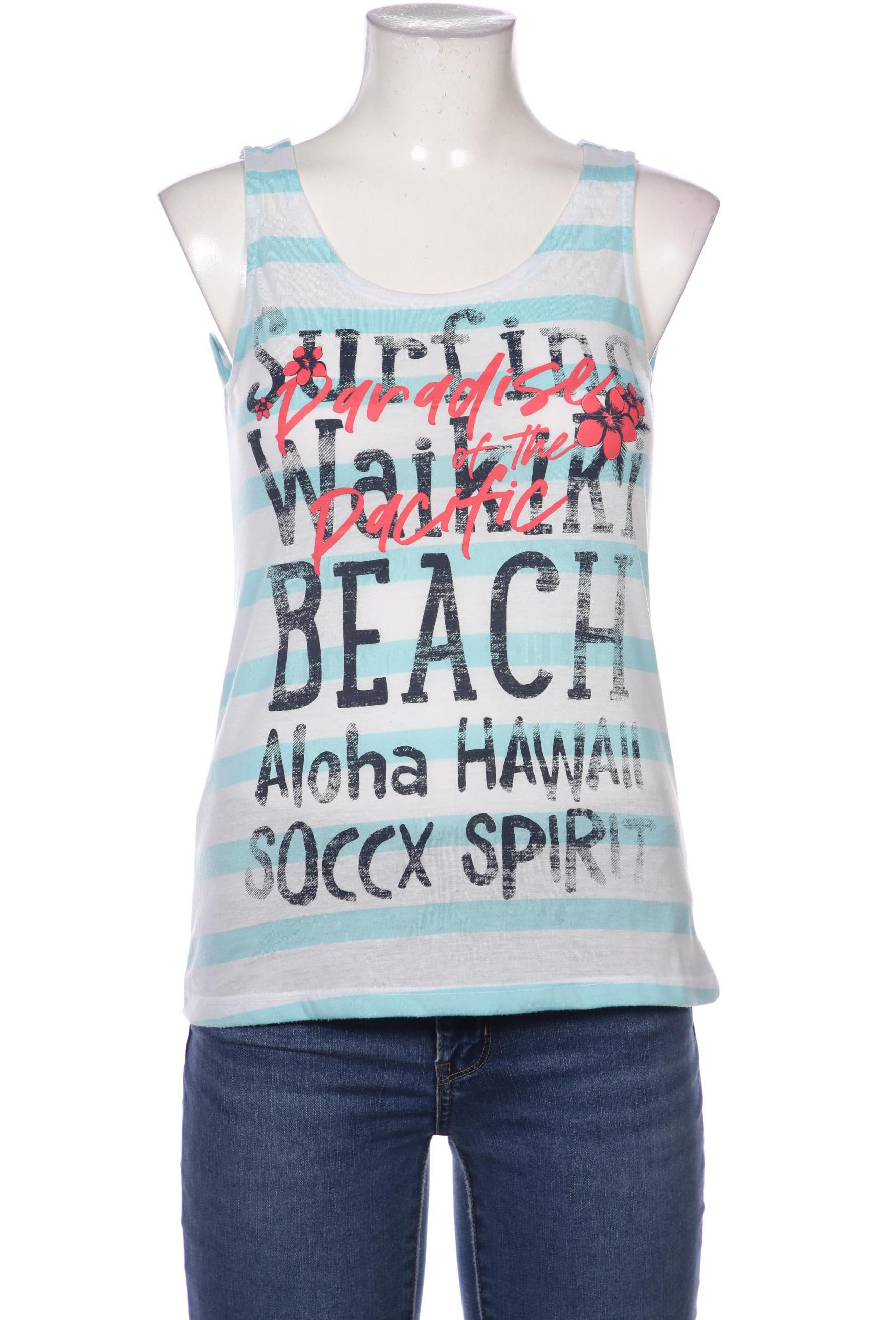

SOCCX Damen Top, hellblau
