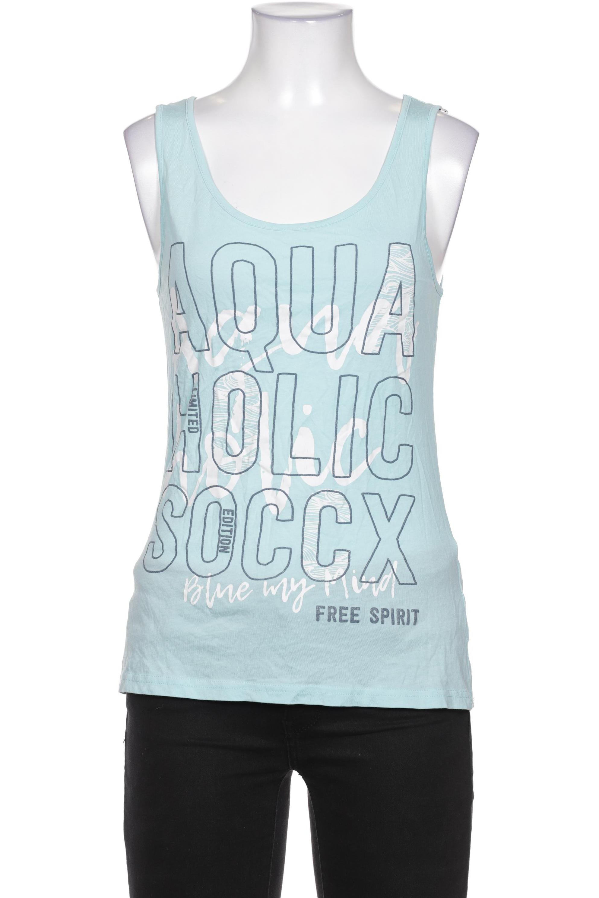 

SOCCX Damen Top, hellblau