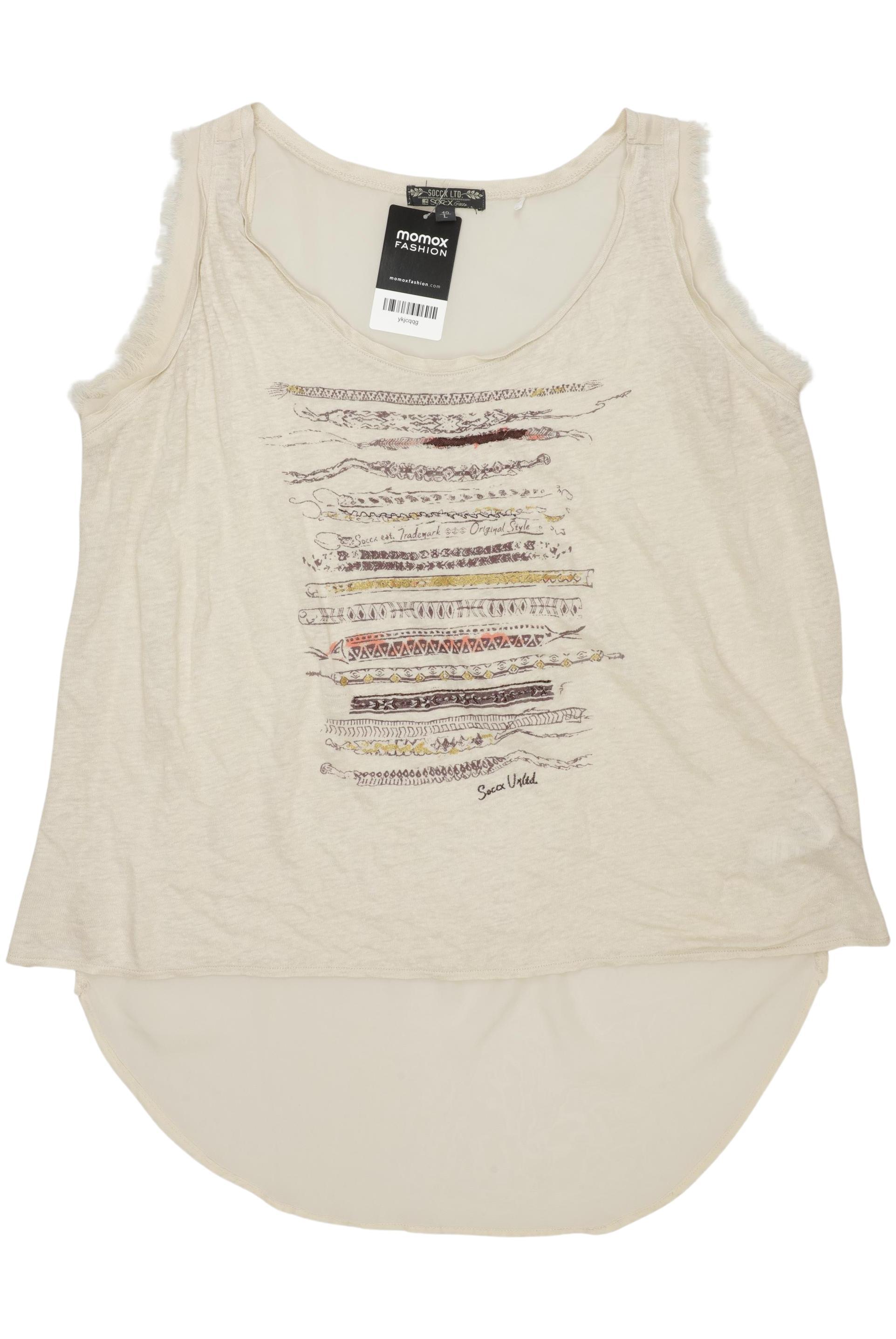 

Soccx Damen Top, cremeweiß, Gr. 40