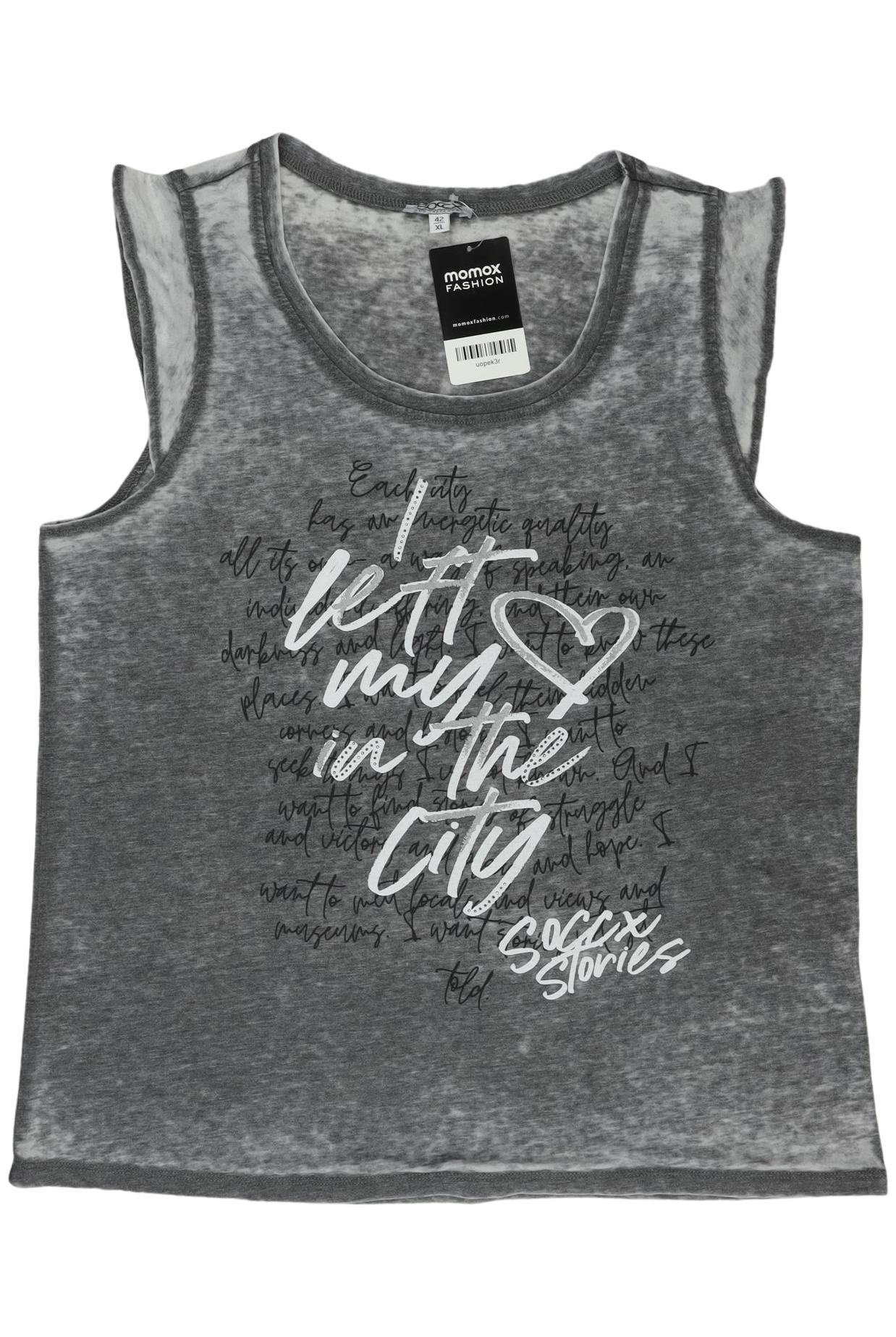 

Soccx Damen Top, grau, Gr. 42
