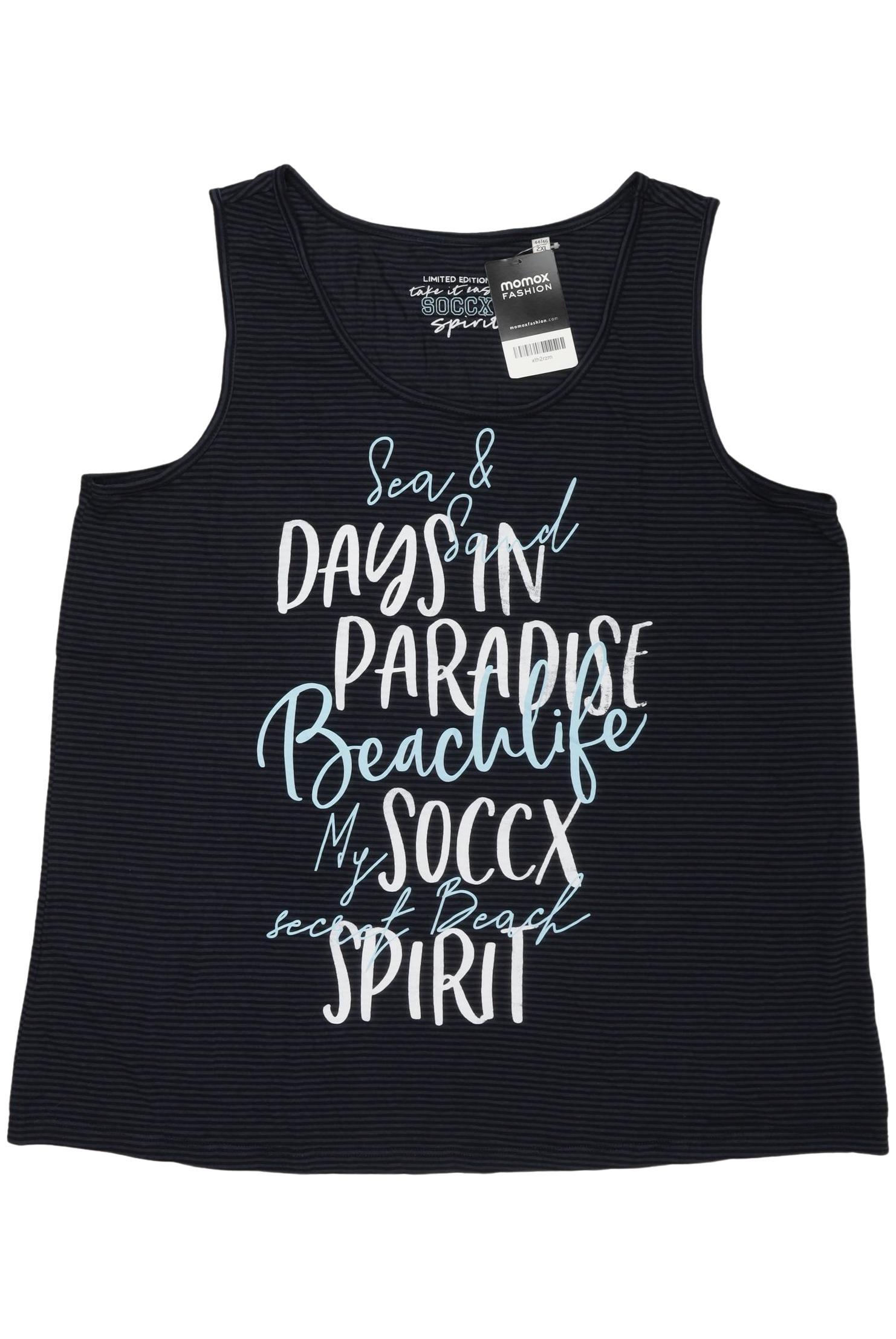Thumbnail - Soccx Damen Top, marineblau, Gr. 46