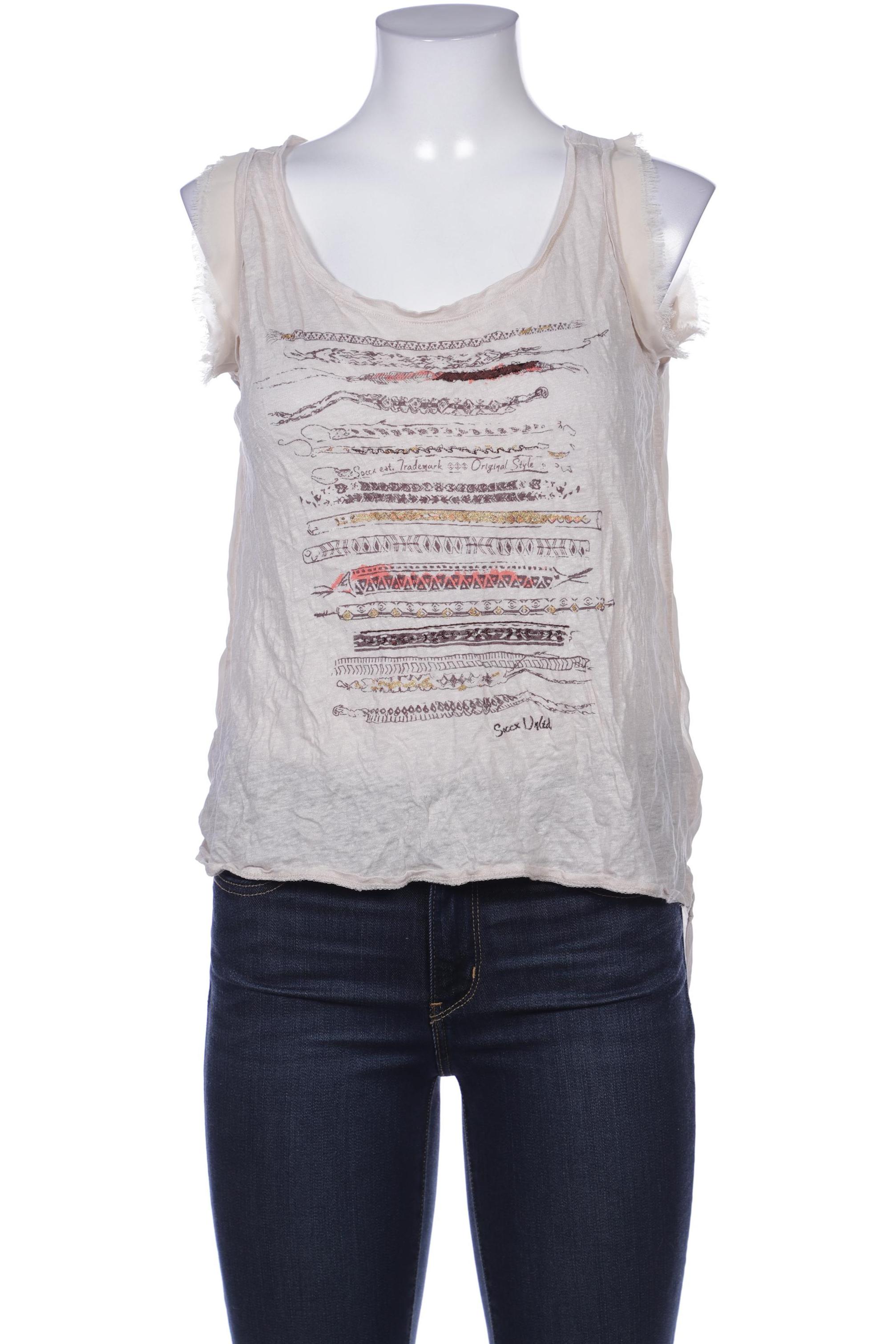 

Soccx Damen Top, cremeweiß, Gr. 38