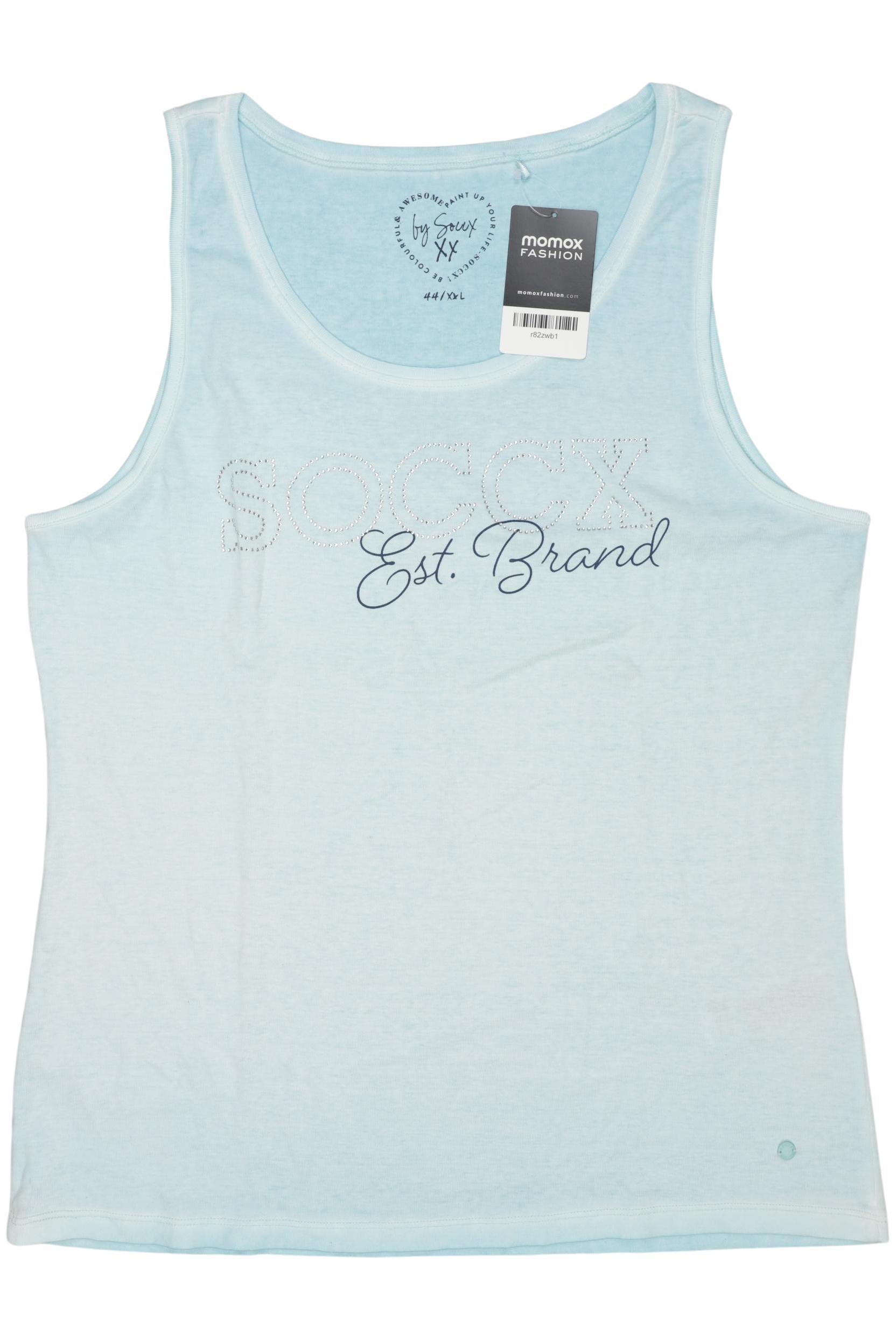

Soccx Damen Top, hellblau, Gr. 44