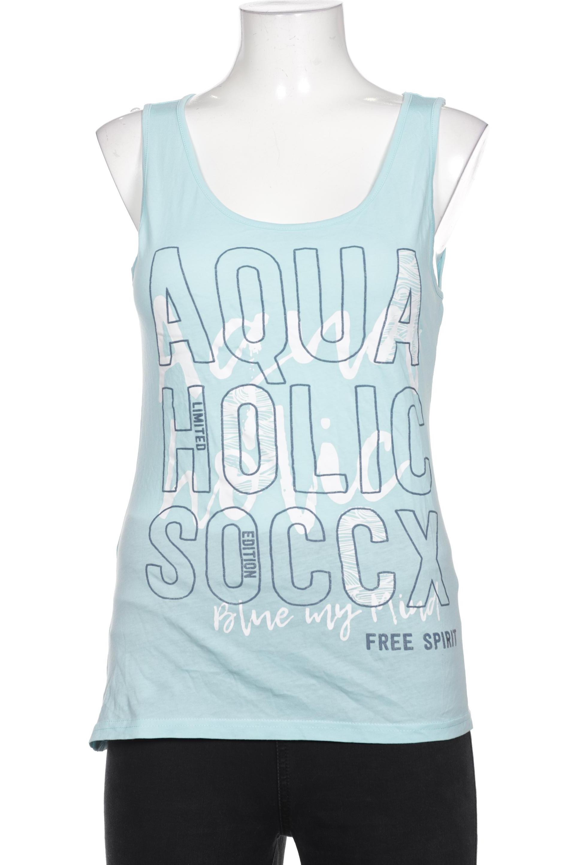 

SOCCX Damen Top, hellblau