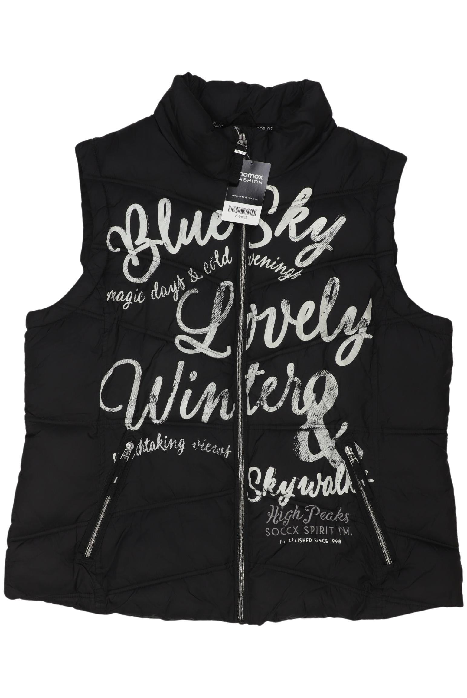 

Soccx Damen Weste, schwarz, Gr. 44