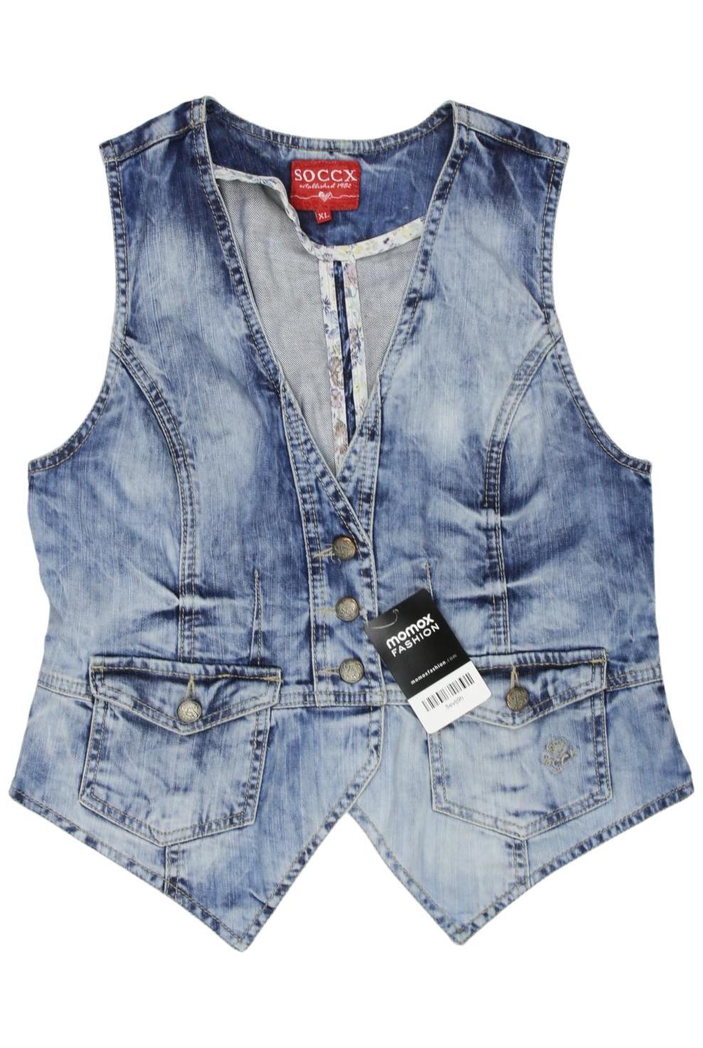 

Soccx Damen Weste, hellblau, Gr. 44