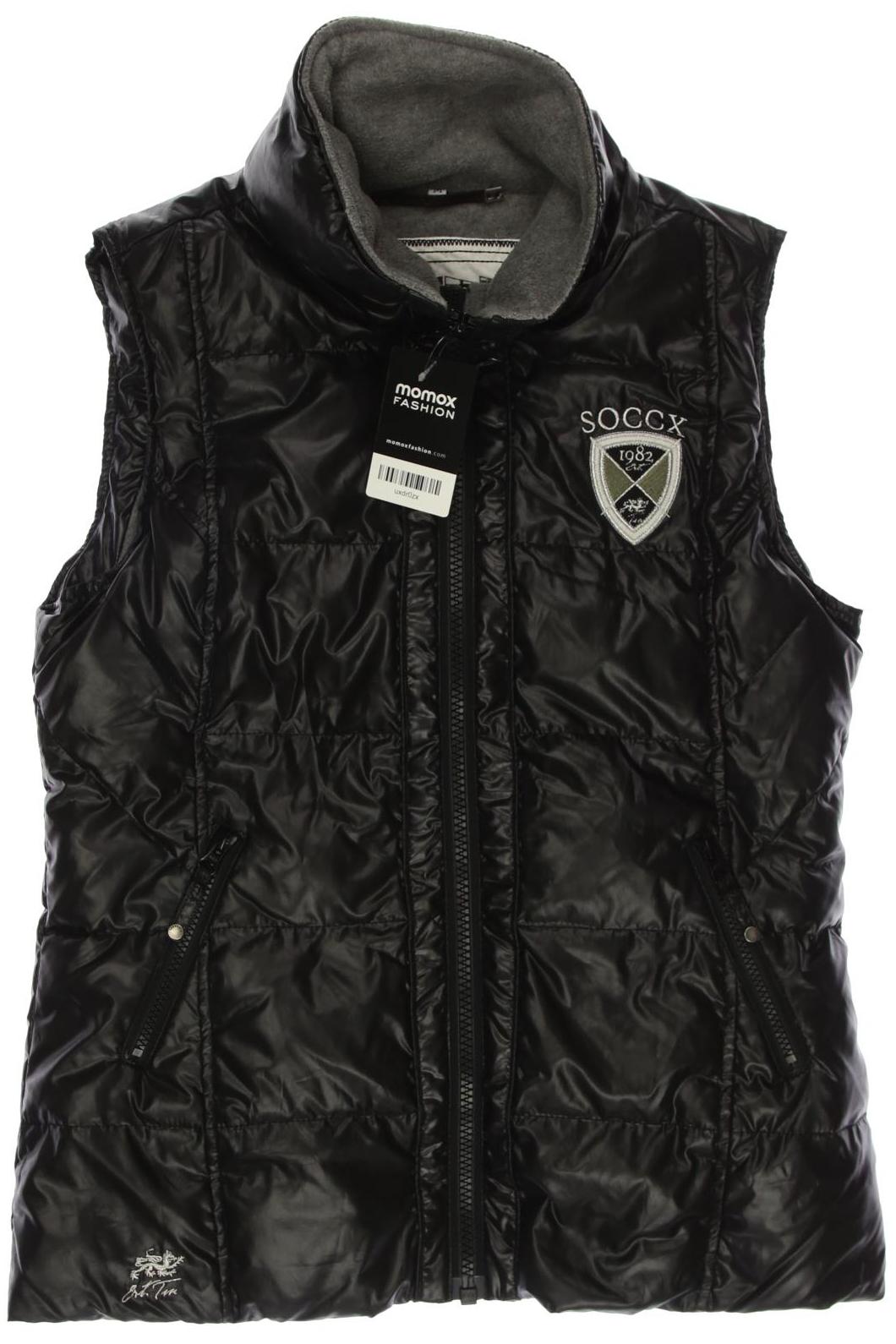 

SOCCX Damen Weste, schwarz