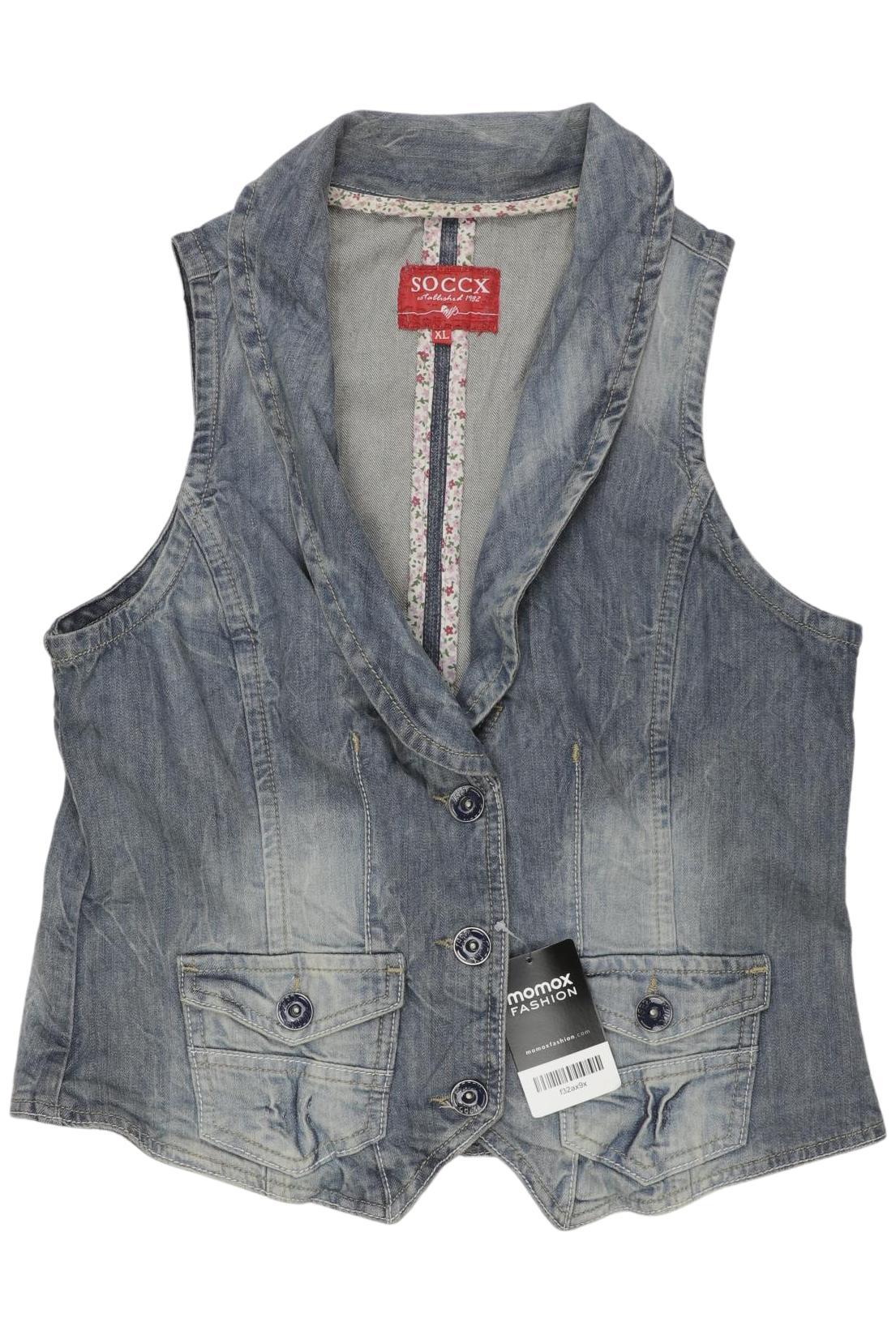 

Soccx Damen Weste, blau, Gr. 44