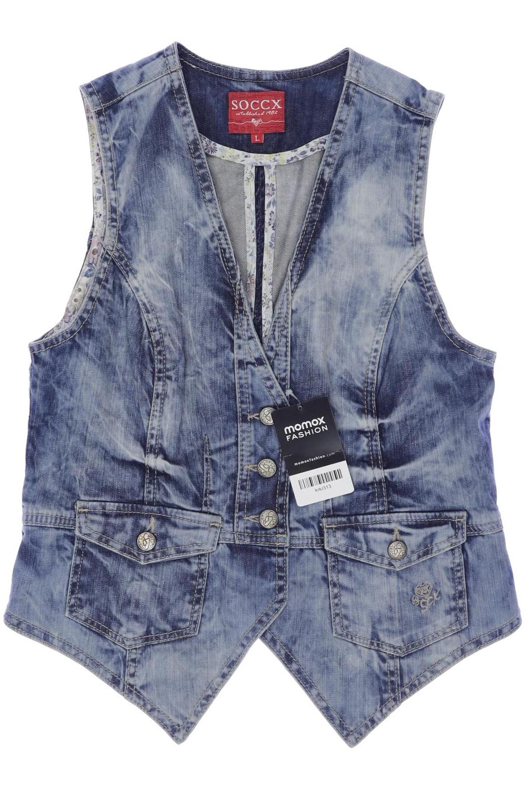 

Soccx Damen Weste, blau, Gr. 42