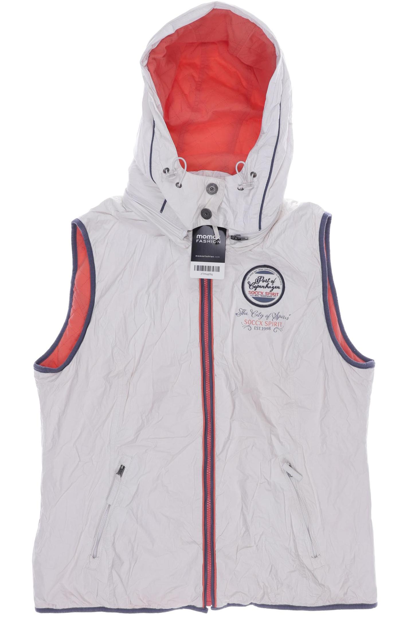 

SOCCX Damen Weste, cremeweiß