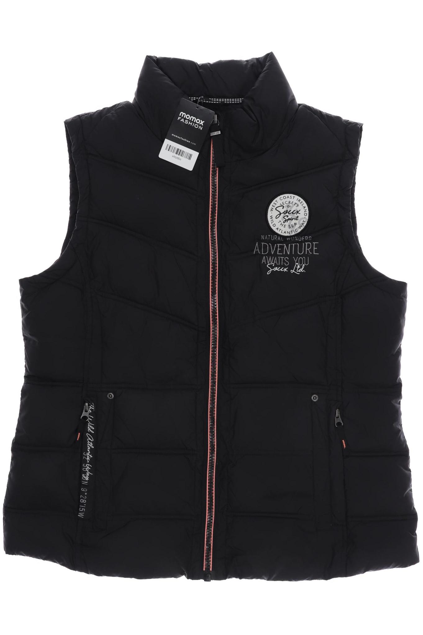 

SOCCX Damen Weste, schwarz