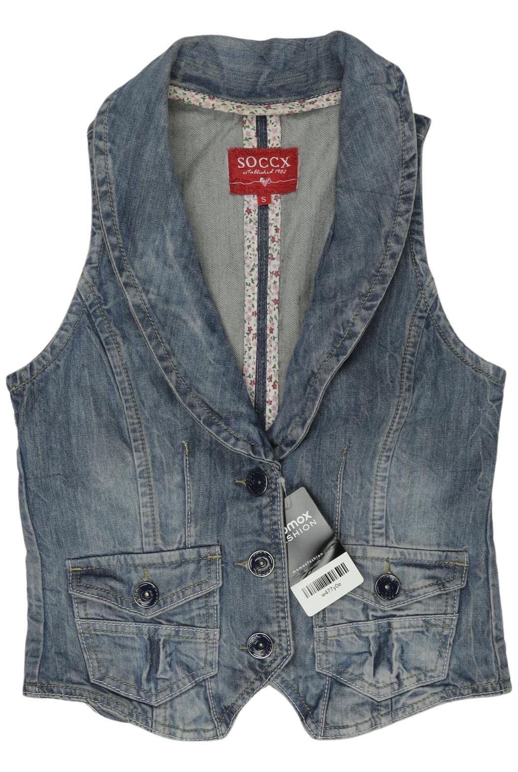 

Soccx Damen Weste, blau, Gr. 36