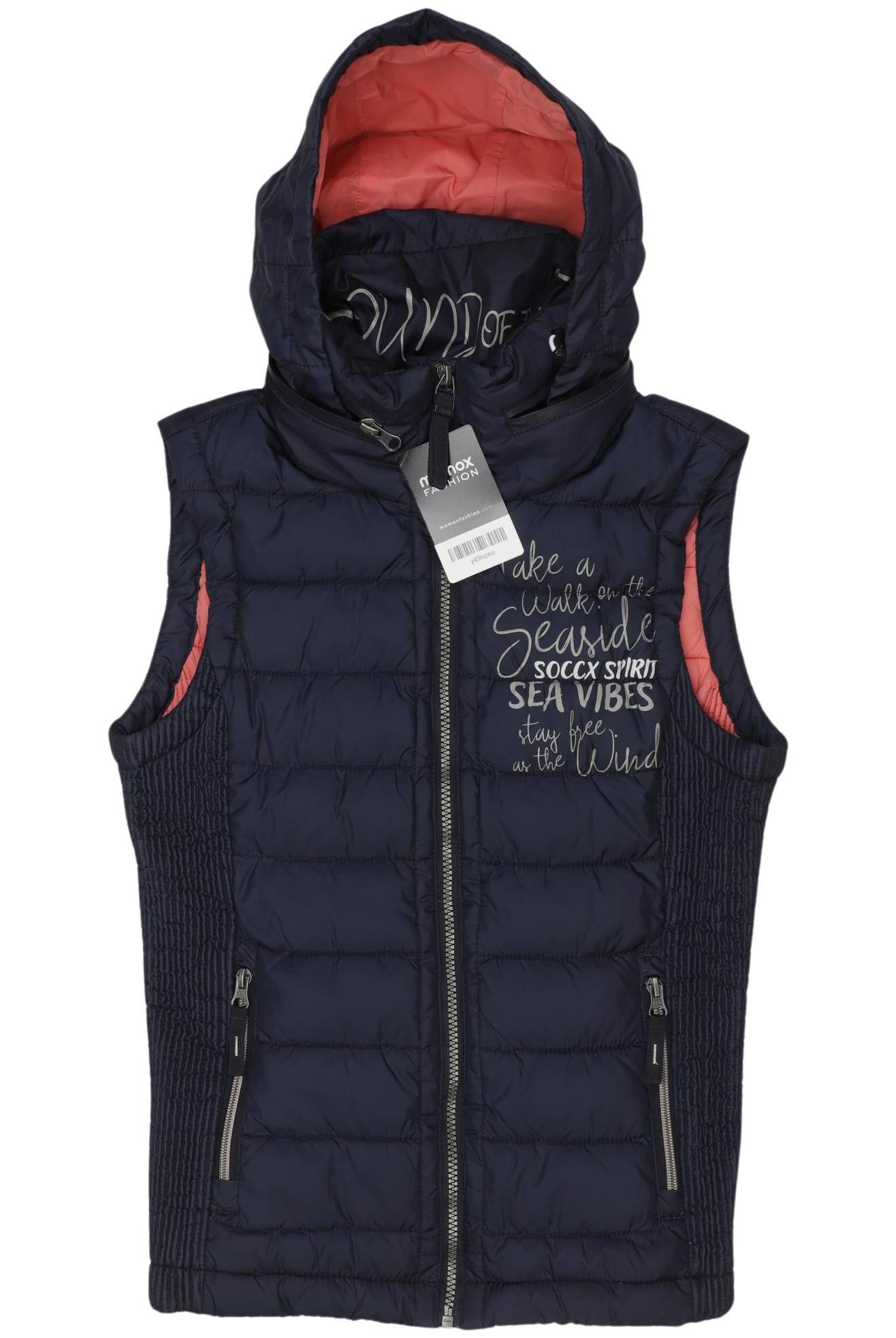 

Soccx Damen Weste, marineblau, Gr. 36