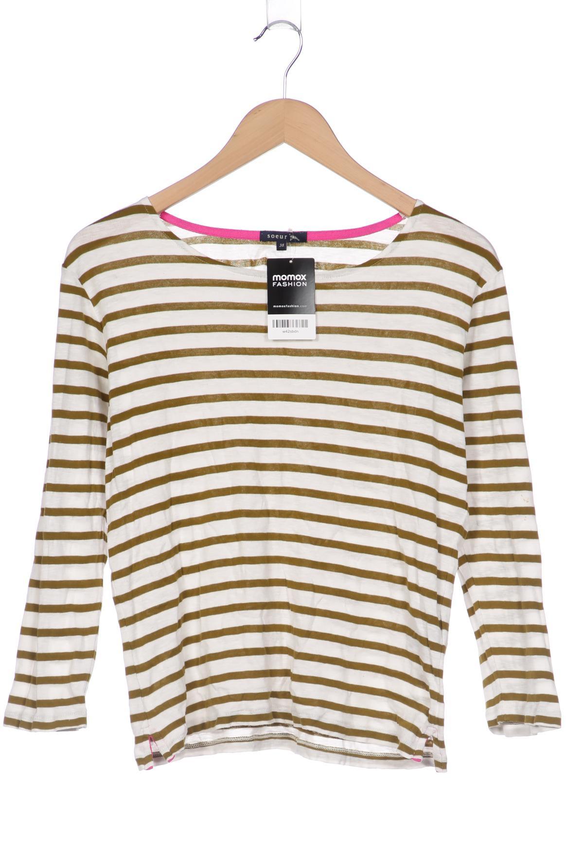 

soeur Damen Langarmshirt, grün, Gr. 38