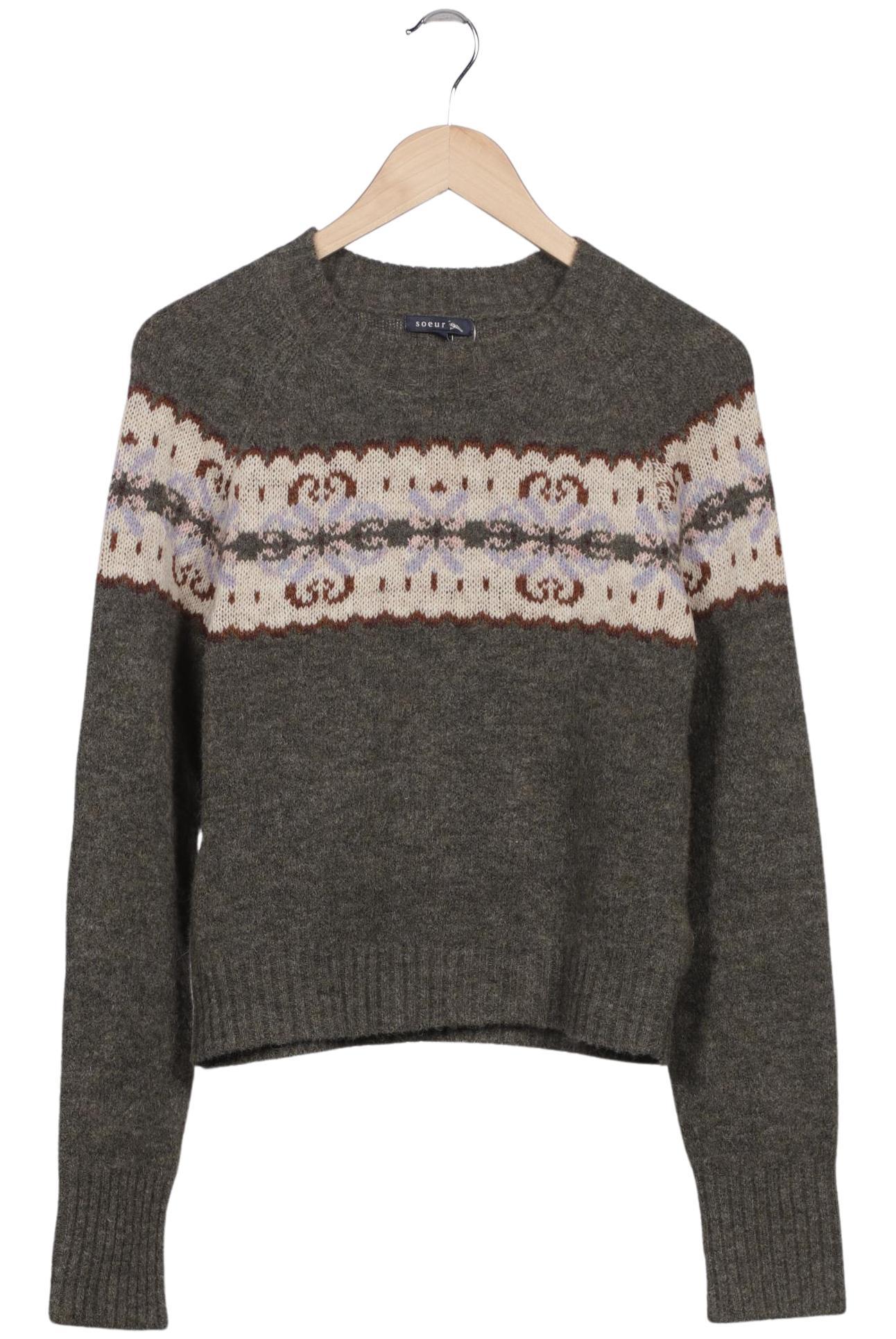 

soeur Damen Pullover, grün, Gr. 40