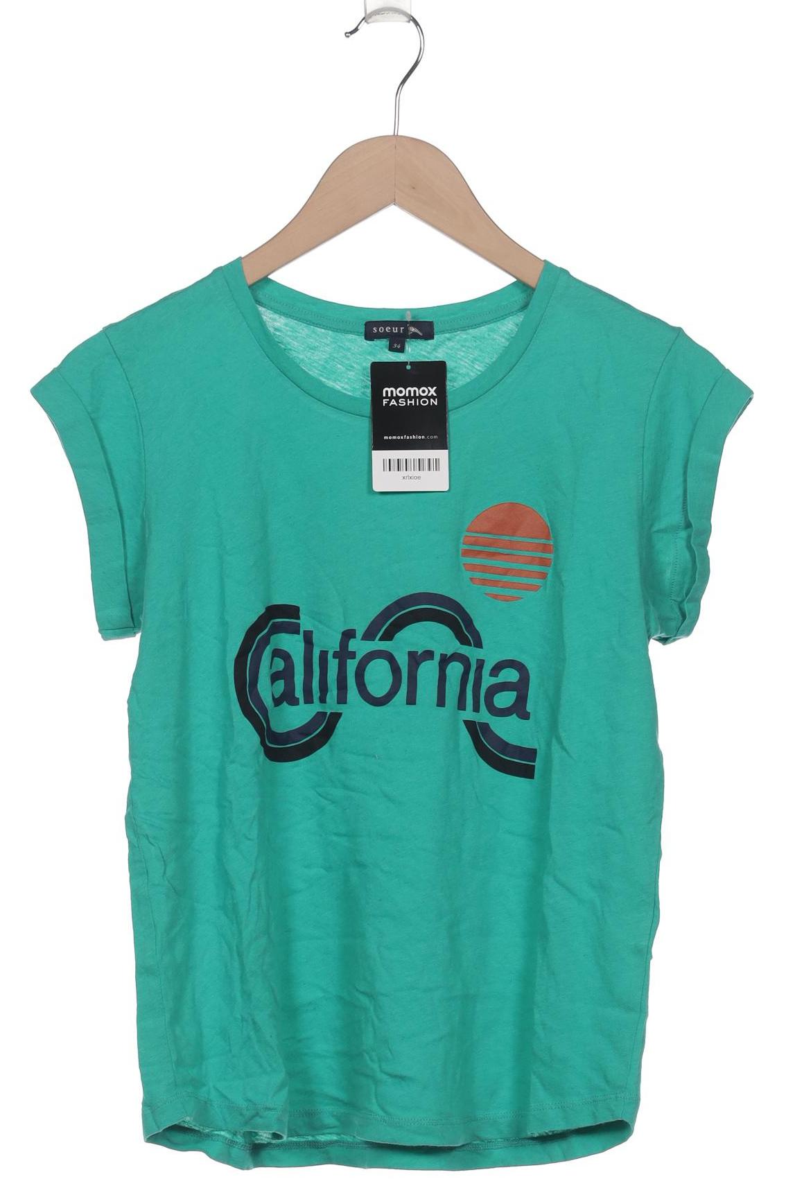 

soeur Damen T-Shirt, türkis, Gr. 34