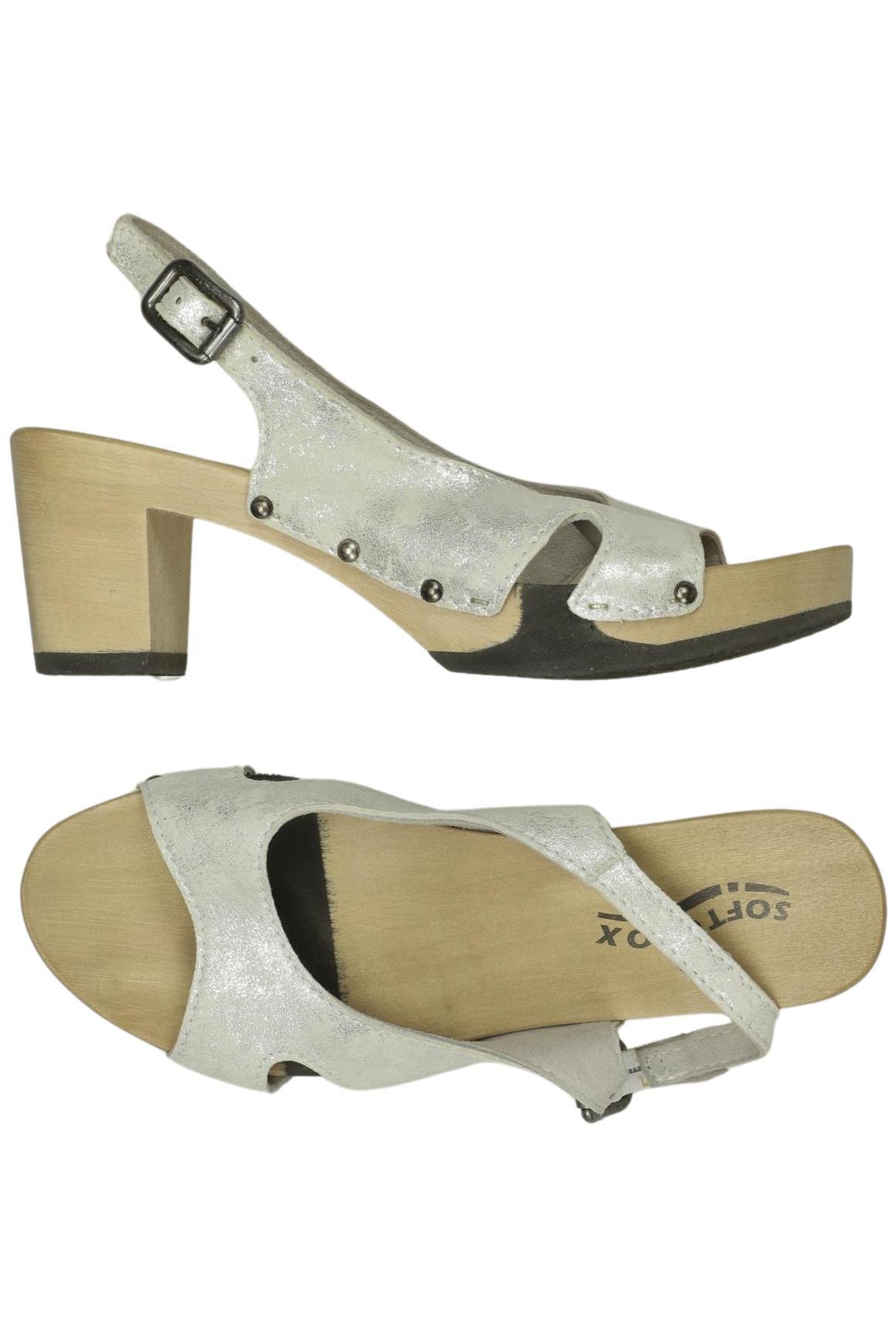 

Softclox Damen Sandale, silber, Gr. 38