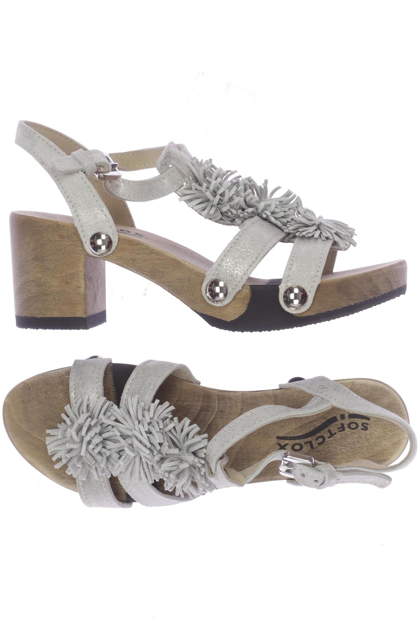 

Softclox Damen Sandale, silber, Gr. 37