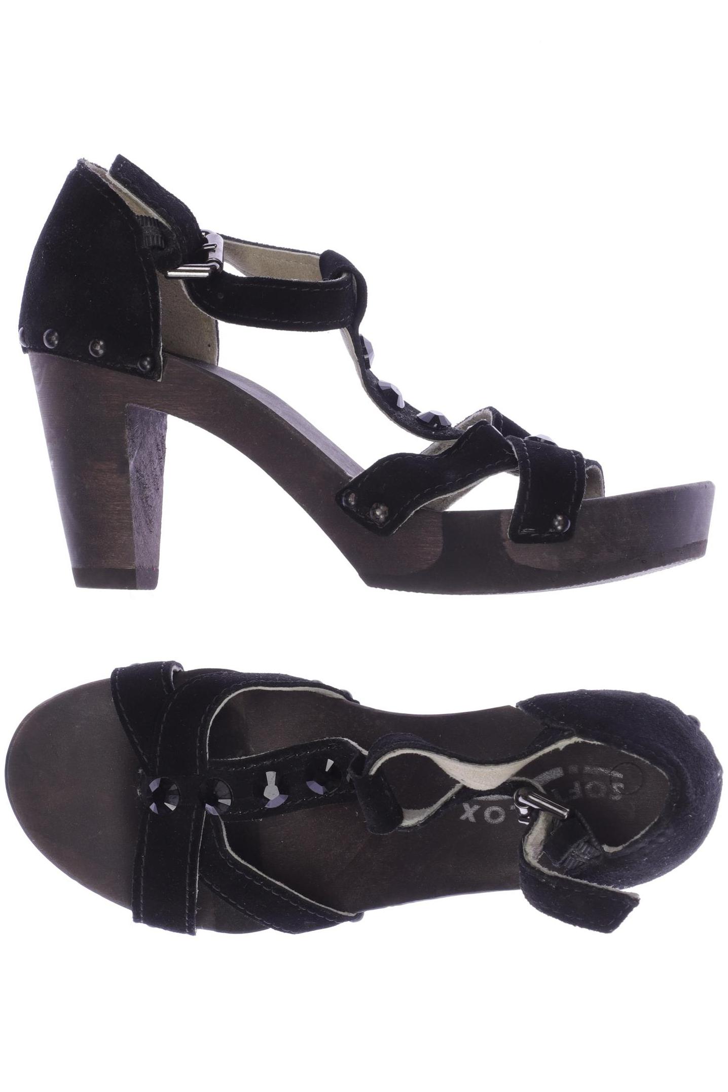 

Softclox Damen Sandale, schwarz, Gr. 37