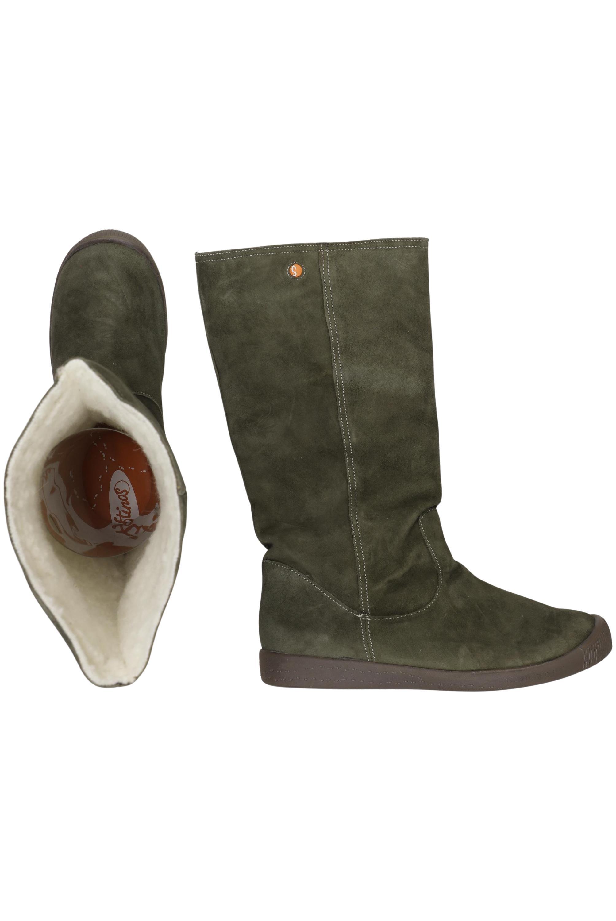 

Softinos Damen Stiefel, grün, Gr. 40