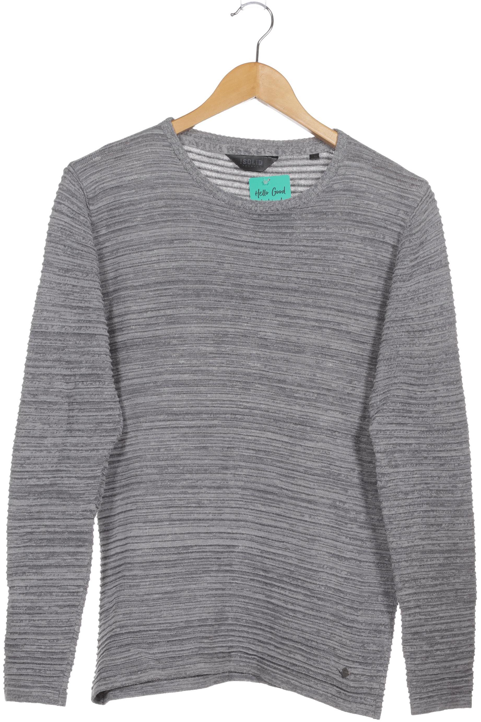 

Solid Damen Pullover, grau, Gr. 38