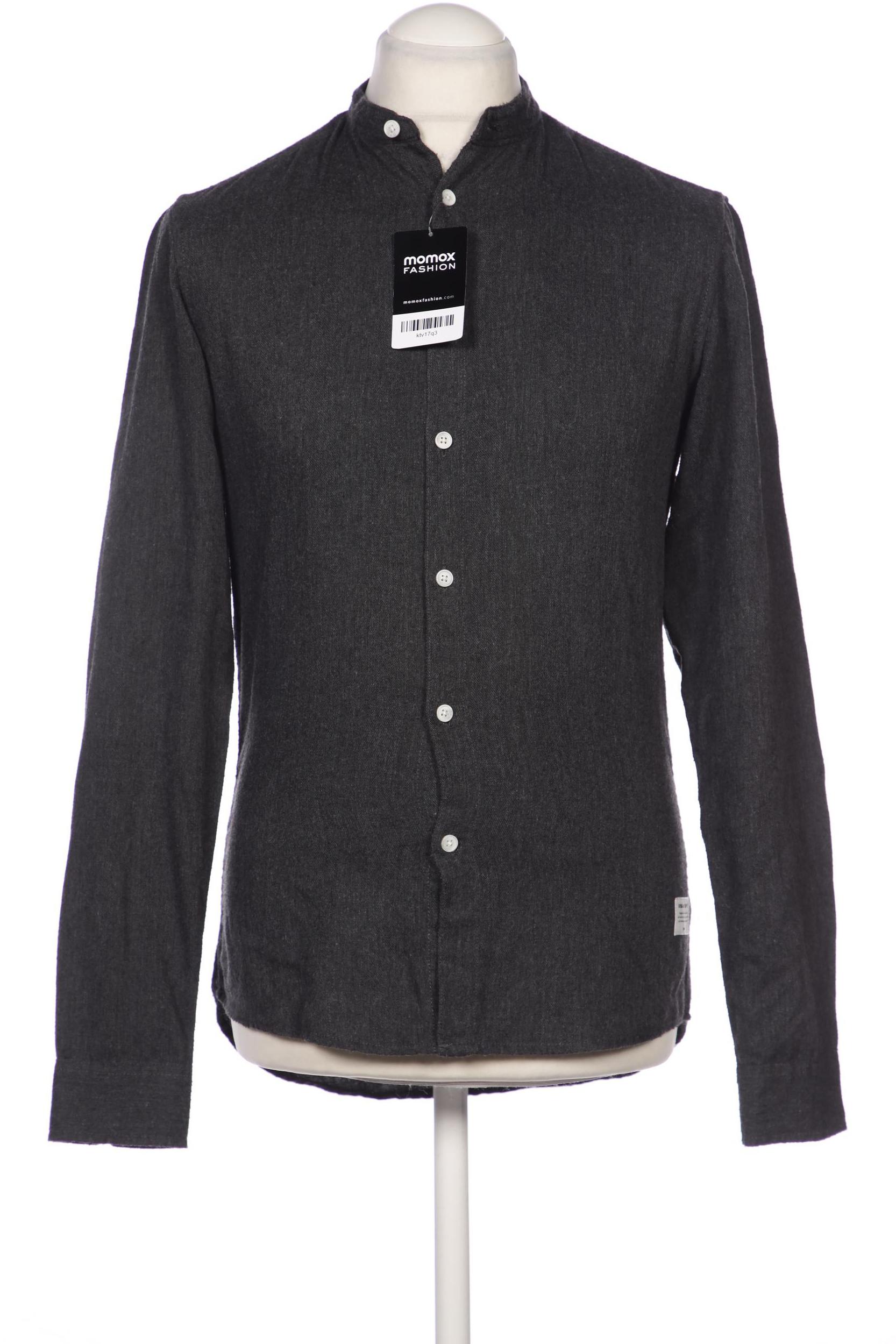 

Solid Herren Hemd, grau
