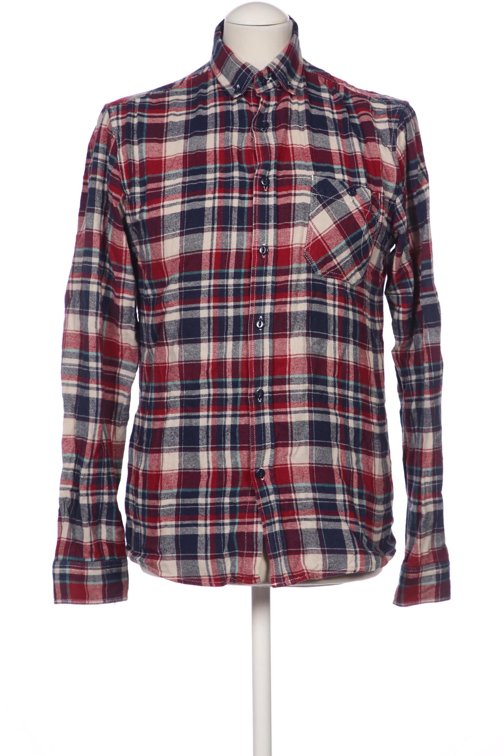 

Solid Herren Hemd, blau