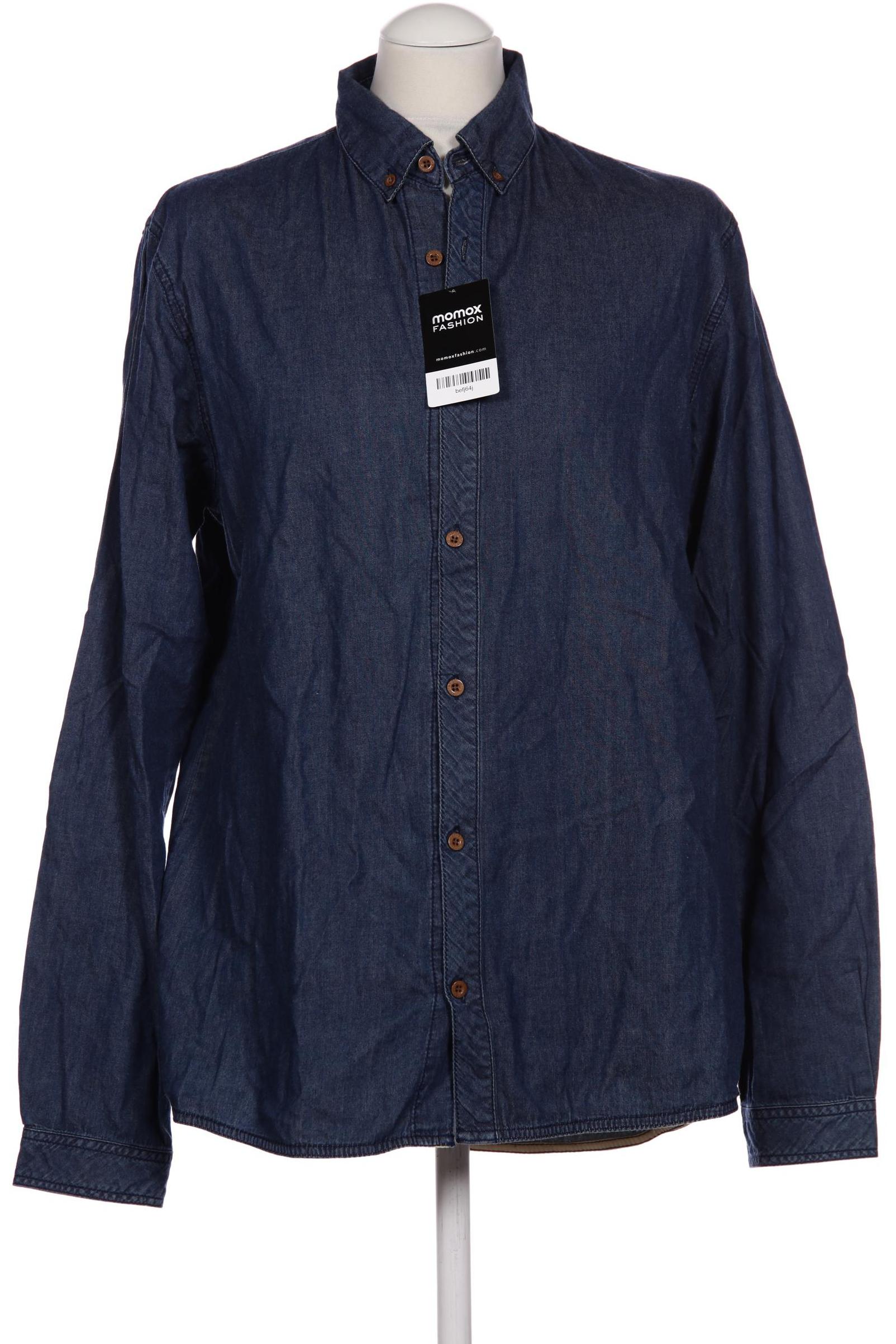 

Solid Herren Hemd, blau, Gr. 52