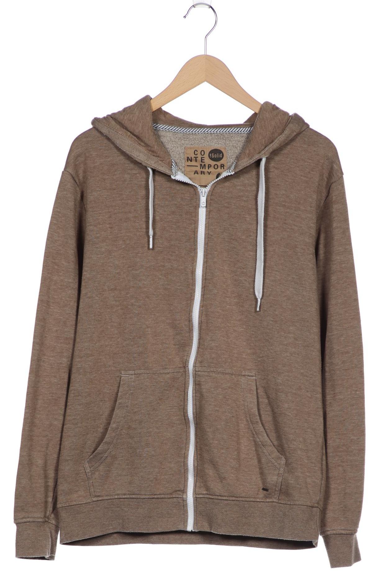 

Solid Herren Kapuzenpullover, beige