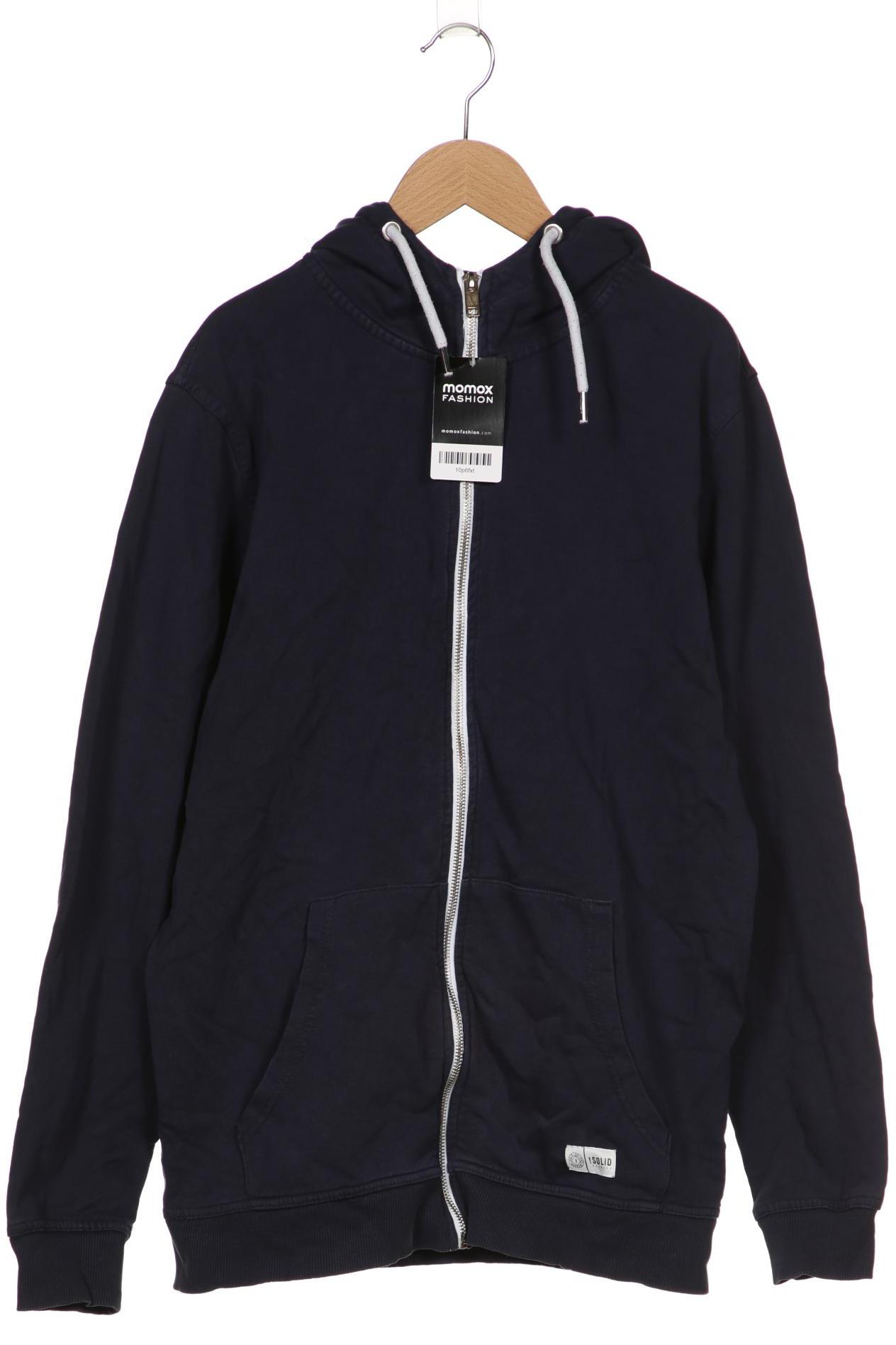 

Solid Herren Kapuzenpullover, marineblau