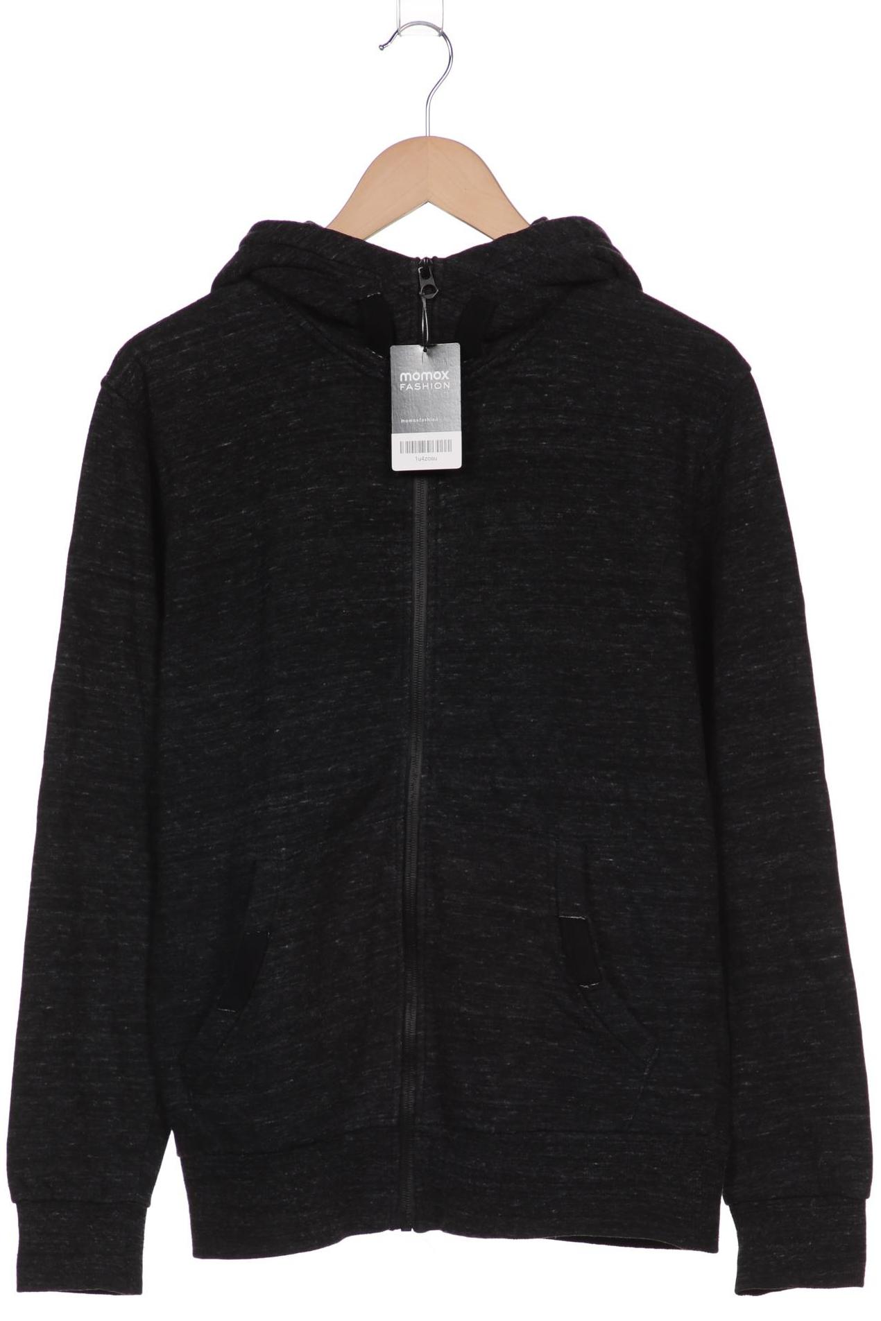 

Solid Herren Kapuzenpullover, schwarz