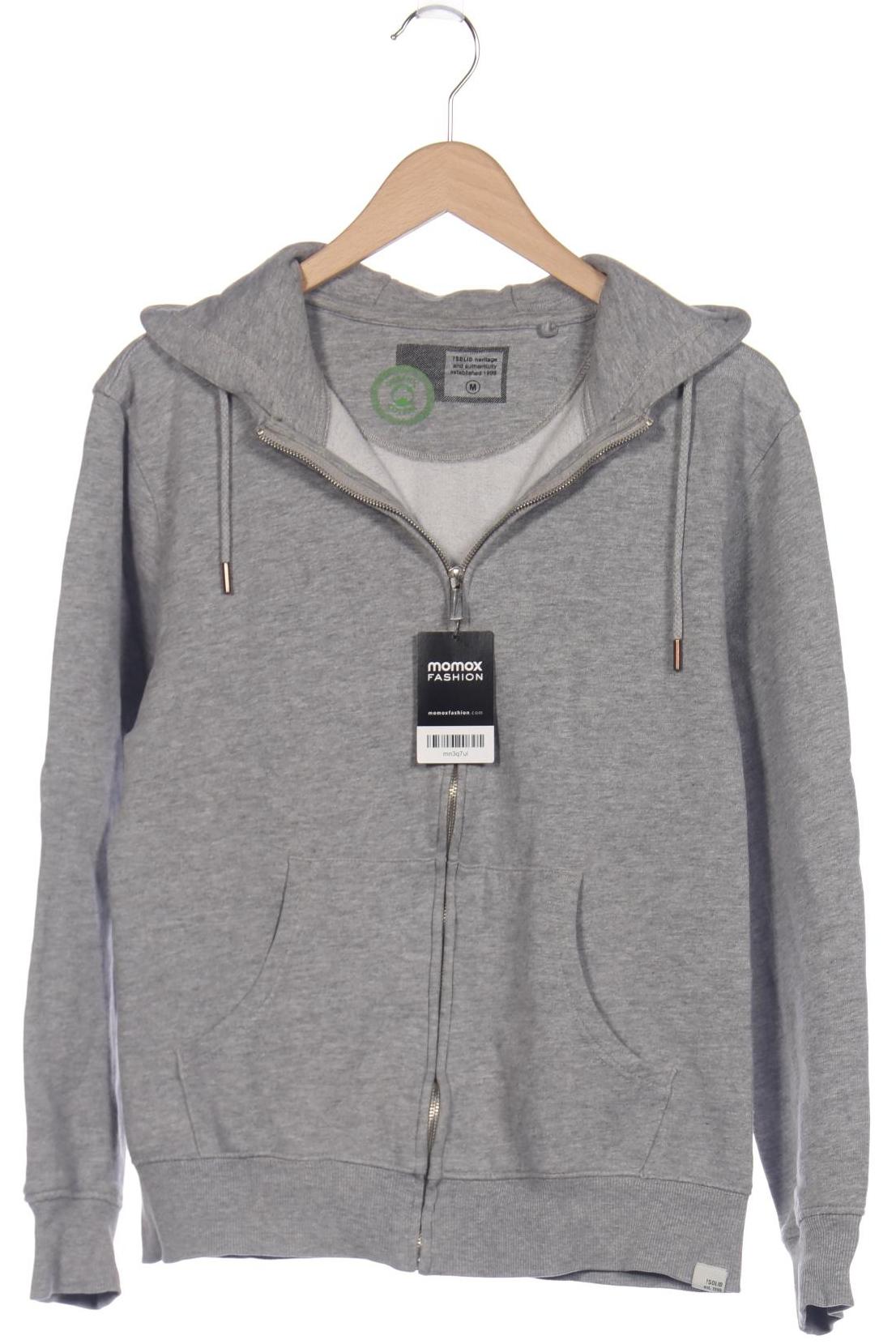 

Solid Herren Kapuzenpullover, grau, Gr. 48
