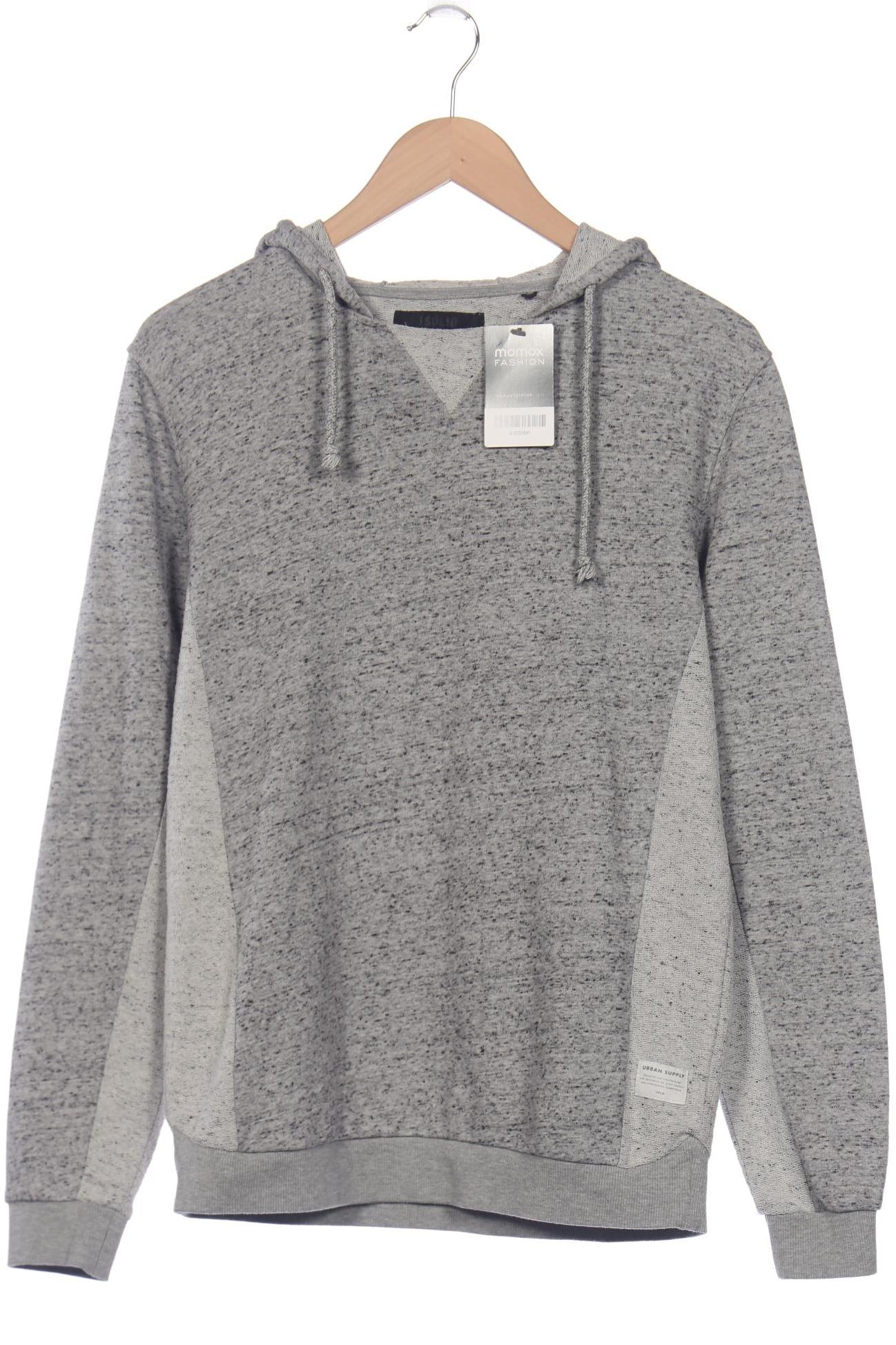 

Solid Herren Kapuzenpullover, grau, Gr. 48