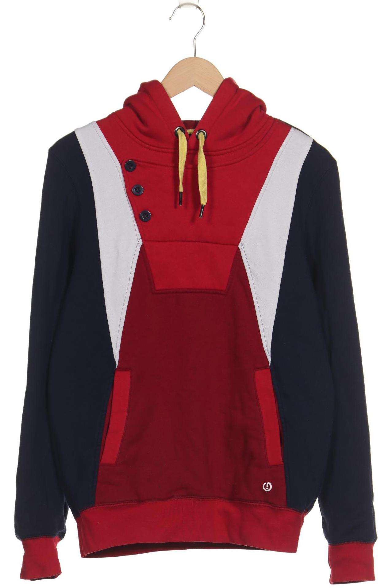 

Solid Herren Kapuzenpullover, rot, Gr. 48
