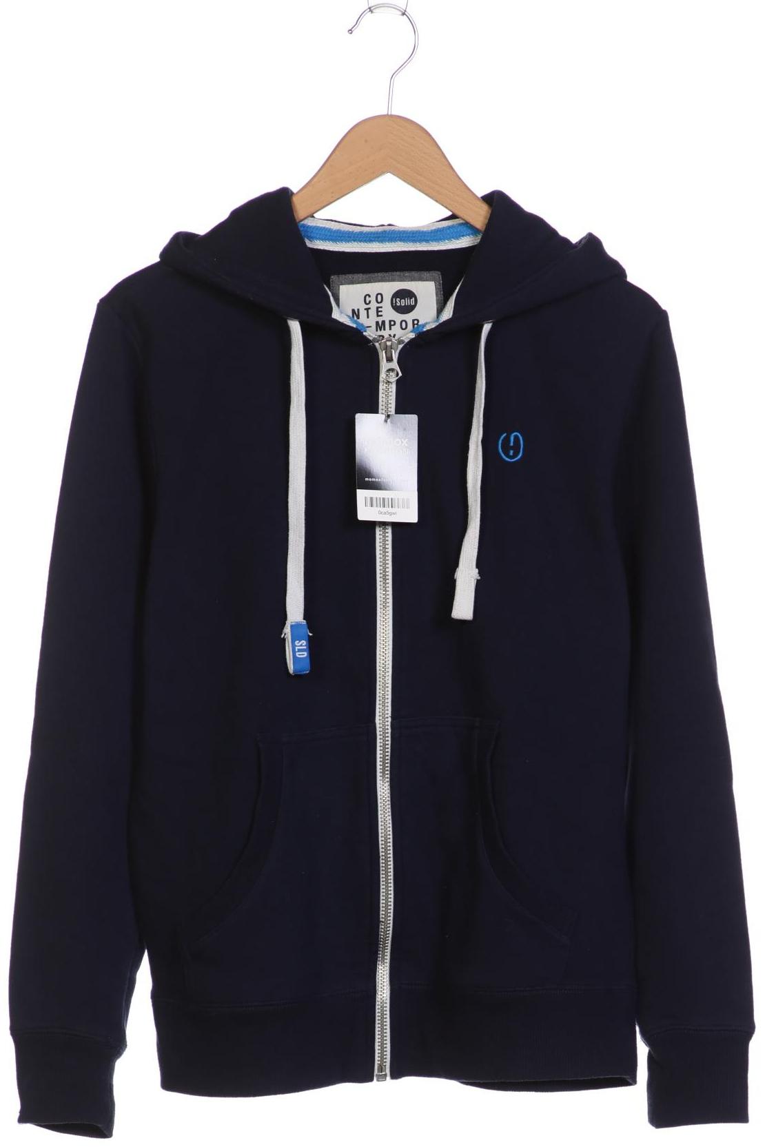 

Solid Herren Kapuzenpullover, marineblau, Gr. 48