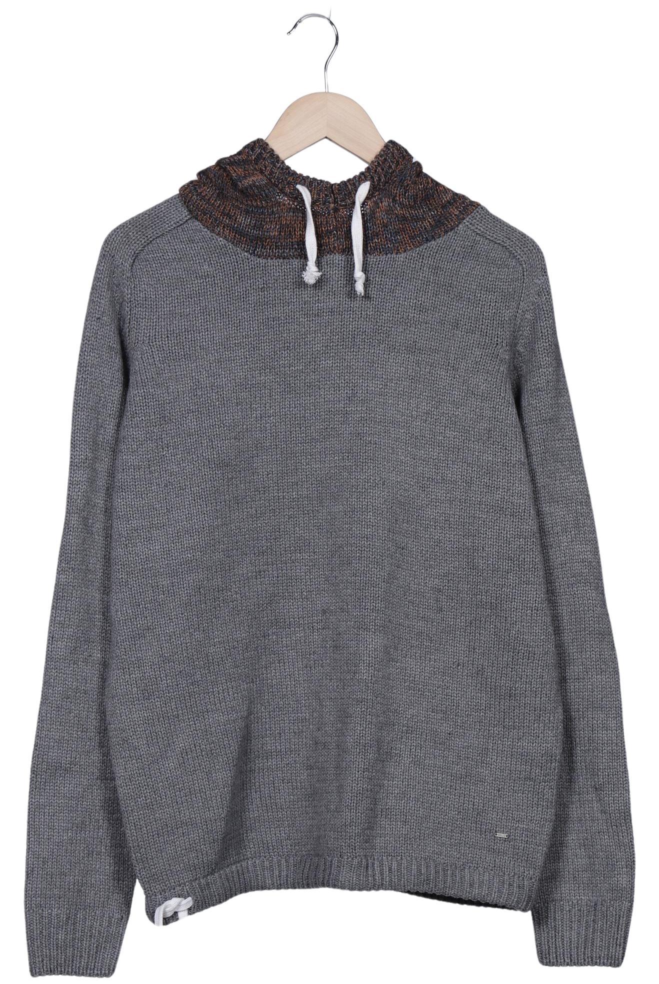 

Solid Herren Kapuzenpullover, grau, Gr. 52