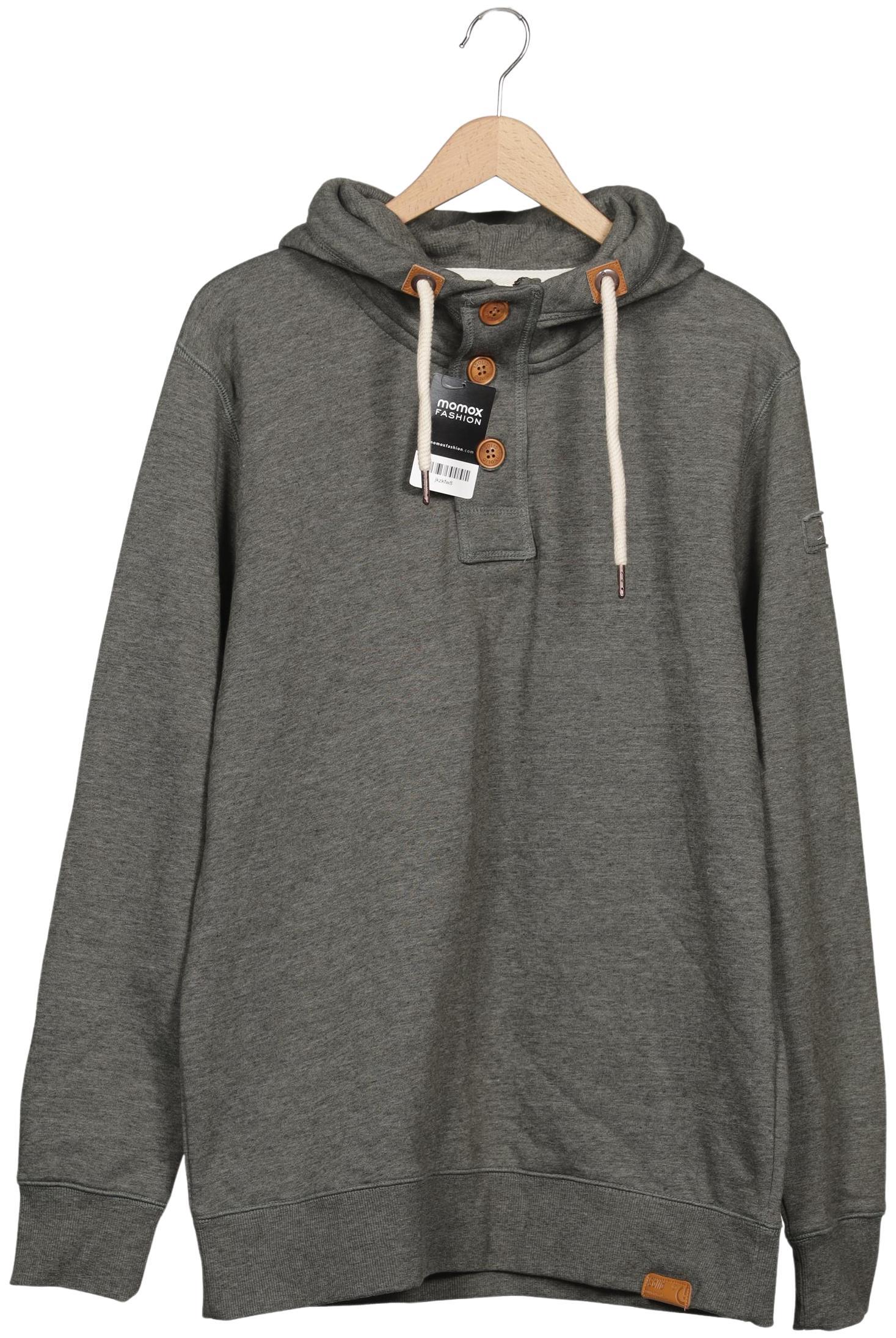 

Solid Herren Kapuzenpullover, grau, Gr. 56