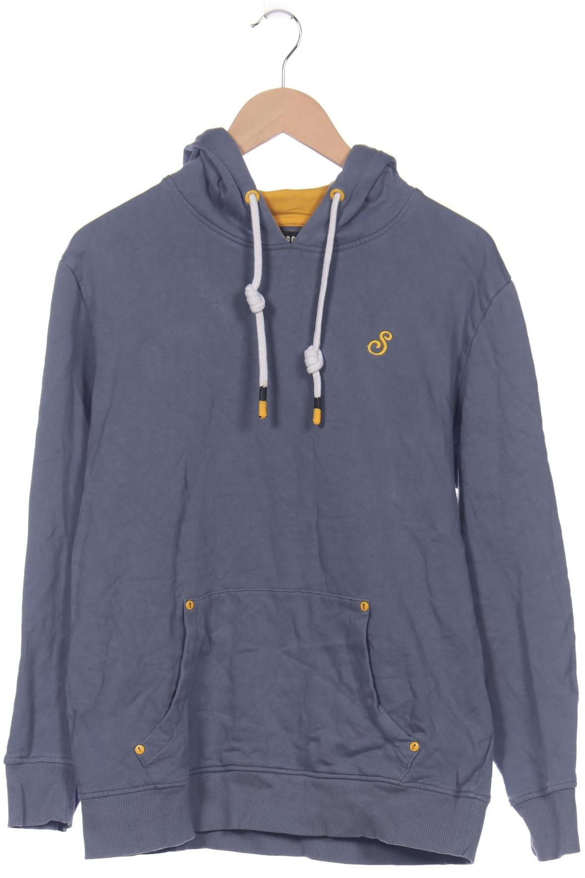 

Solid Herren Kapuzenpullover, blau, Gr. 52