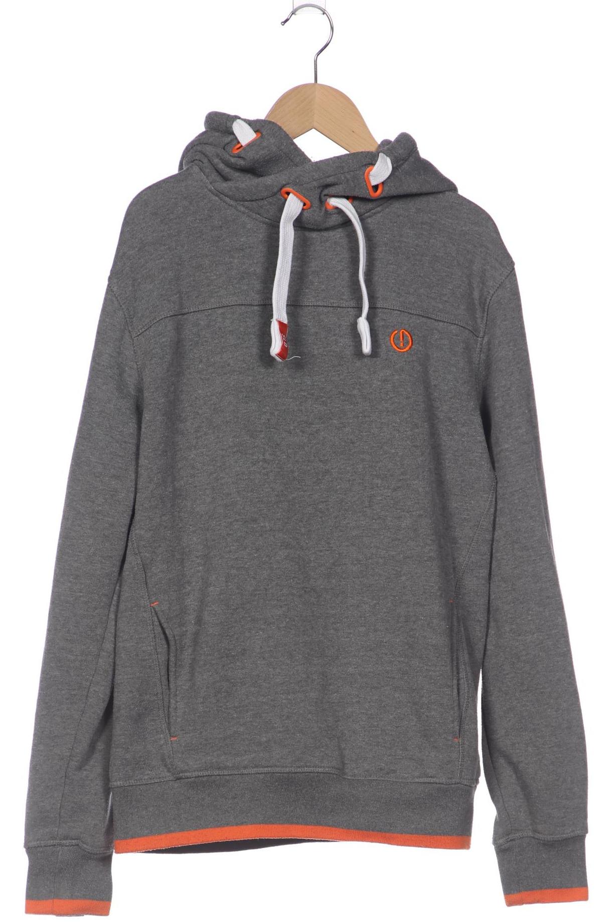 

Solid Herren Kapuzenpullover, grau, Gr. 46
