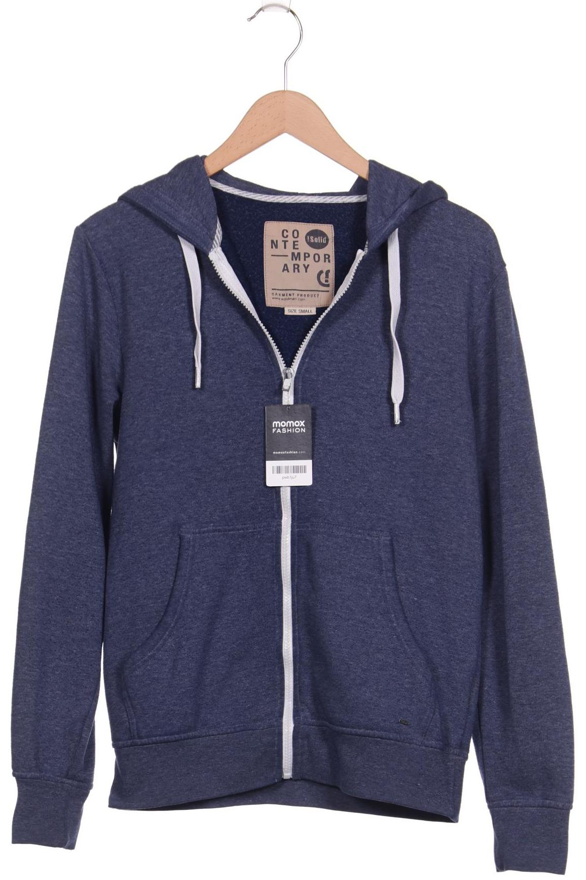 

Solid Herren Kapuzenpullover, marineblau